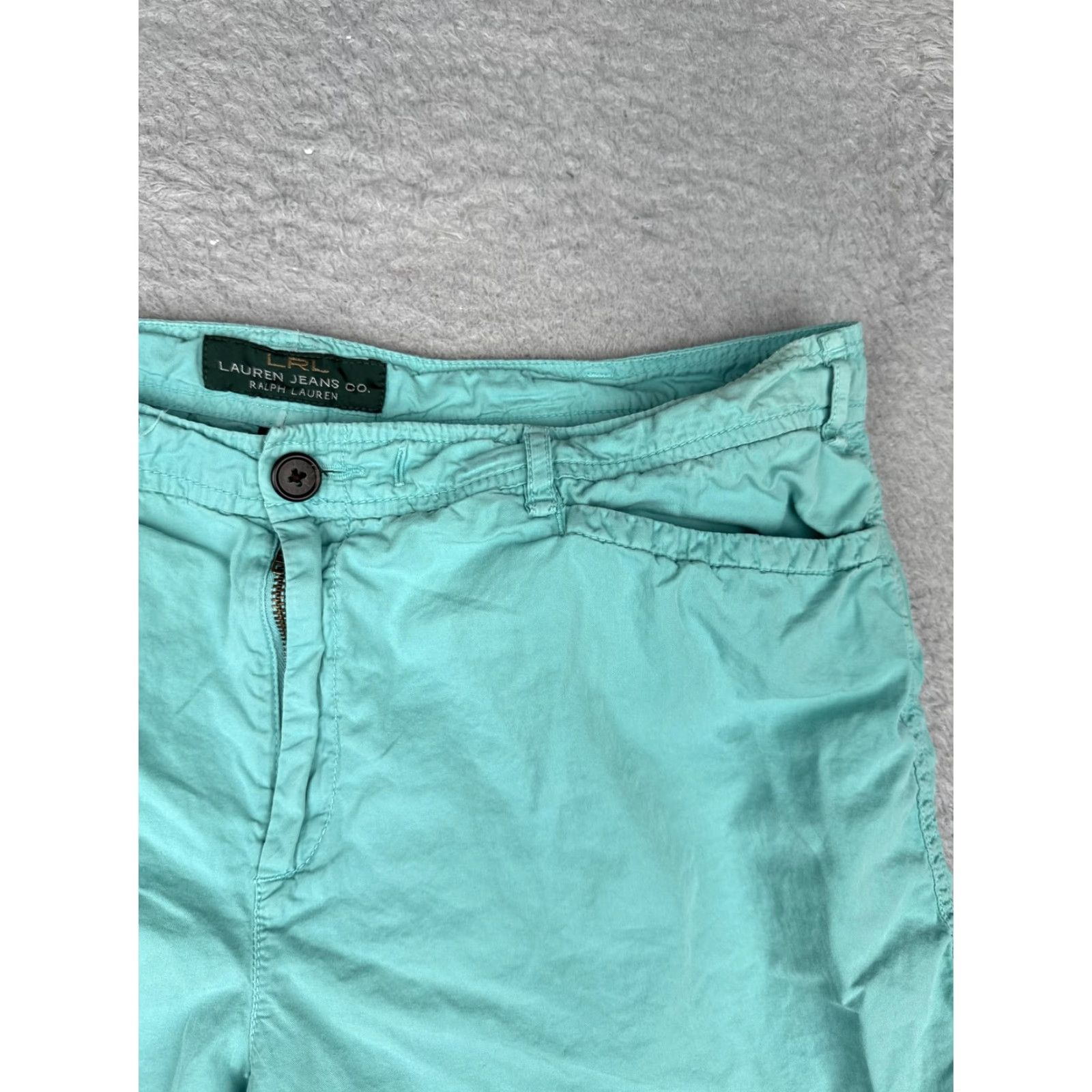 Ralph Lauren Lauren Jeans Co Ralph Lauren Shorts Womens 14 Aqua Blue Cotton Casual Size 36" / US 14 / IT 50 - 5 Thumbnail