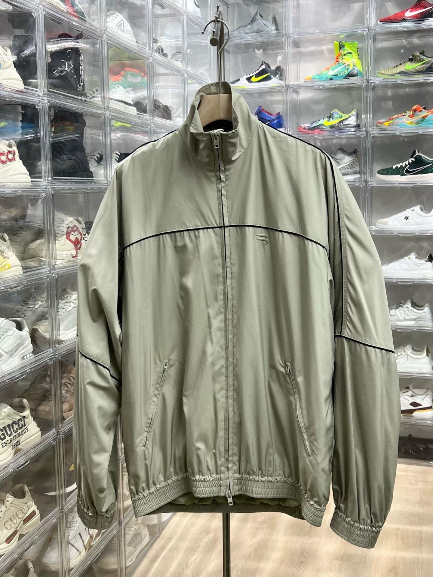 Balenciaga Balenciaga Long Sleeve Jacket in Gray Size US S / EU 44-46 / 1 - 1 Thumbnail