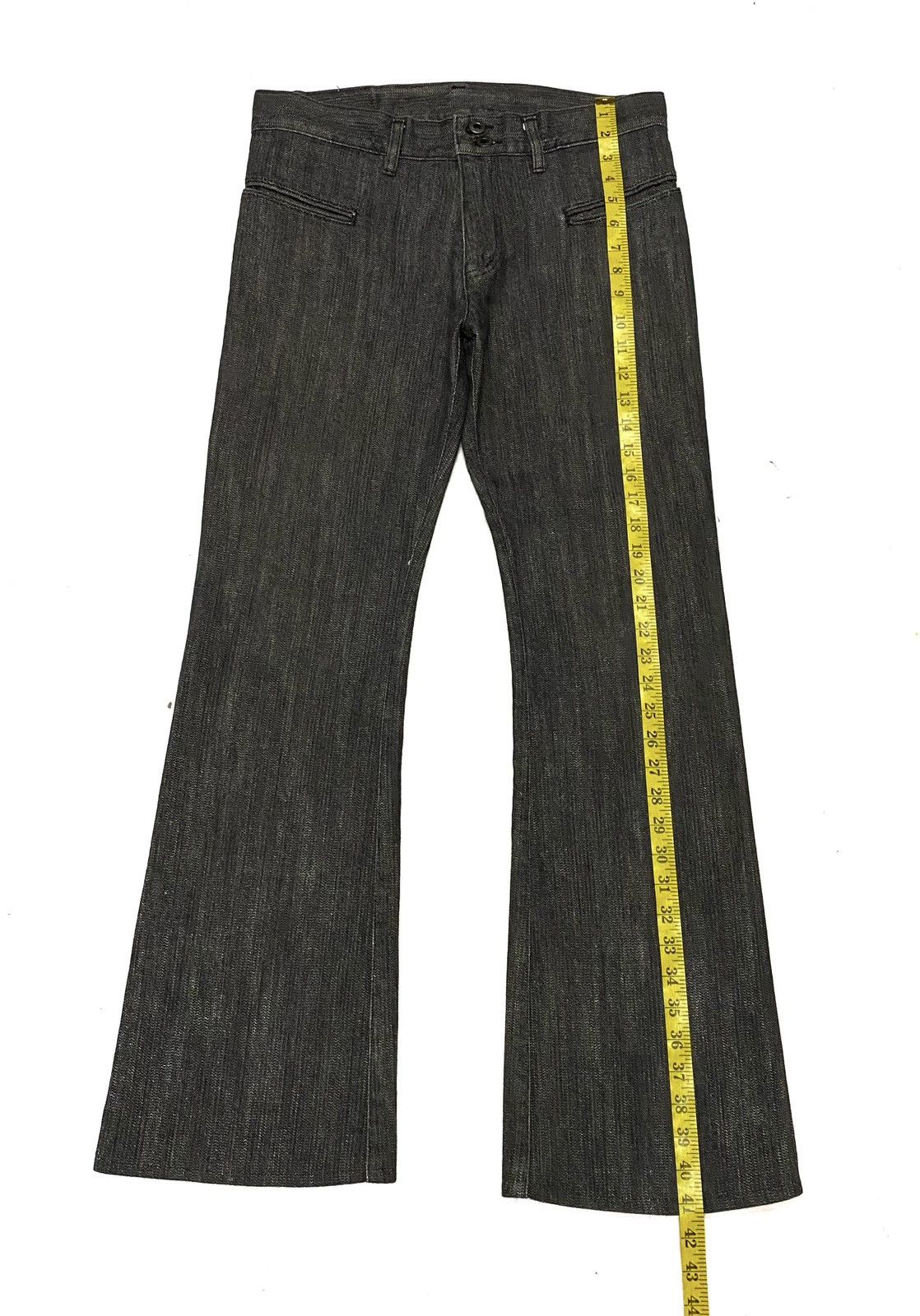 Japanese Brand × L7 Real Hip 💃 L7 REAL HIL LOW RISE FLARE JEANS Size US 31 - 17 Thumbnail