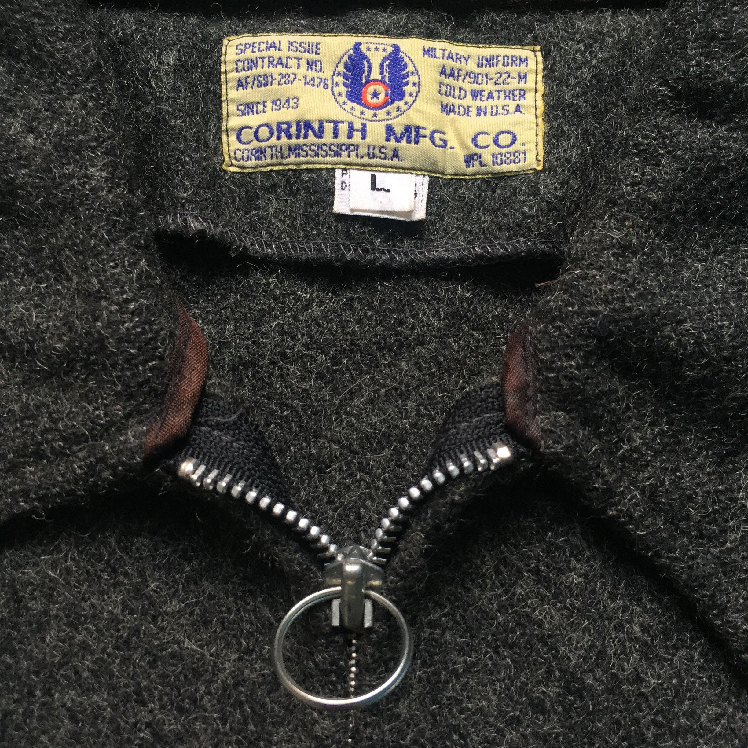 Vintage Vintage Corint US Air Force Wool Jacket Size US L / EU 52-54 / 3 - 2 Thumbnail