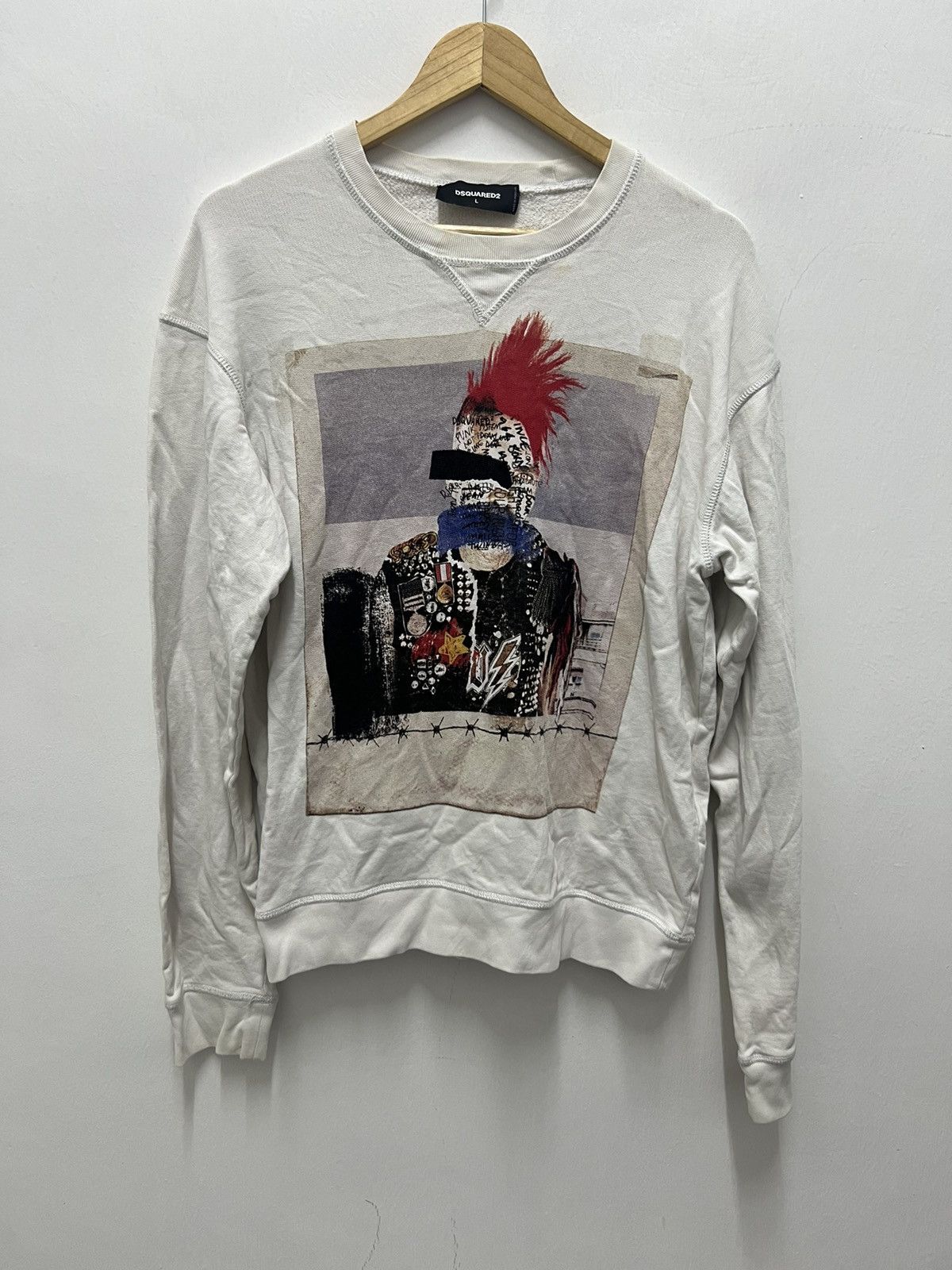 Dsquared2 Dsquared2 Punk Design Sweatshirt Size US L / EU 52-54 / 3 - 1 Thumbnail