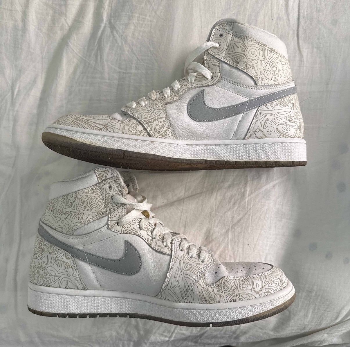 Jordan Brand Laser Air Jordan 1’s 2014 Size US 12 / EU 45 - 3 Thumbnail