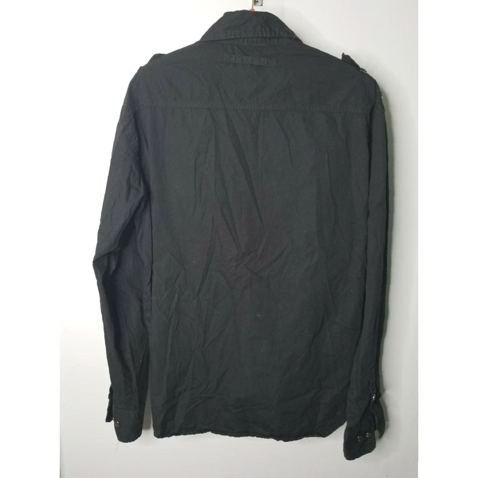 Southpole South Pole Shirt Men’s Large Black Volt Reflective Button-Up Long Sleeve Casual Shirt Size US L / EU 52-54 / 3 - 6 Thumbnail