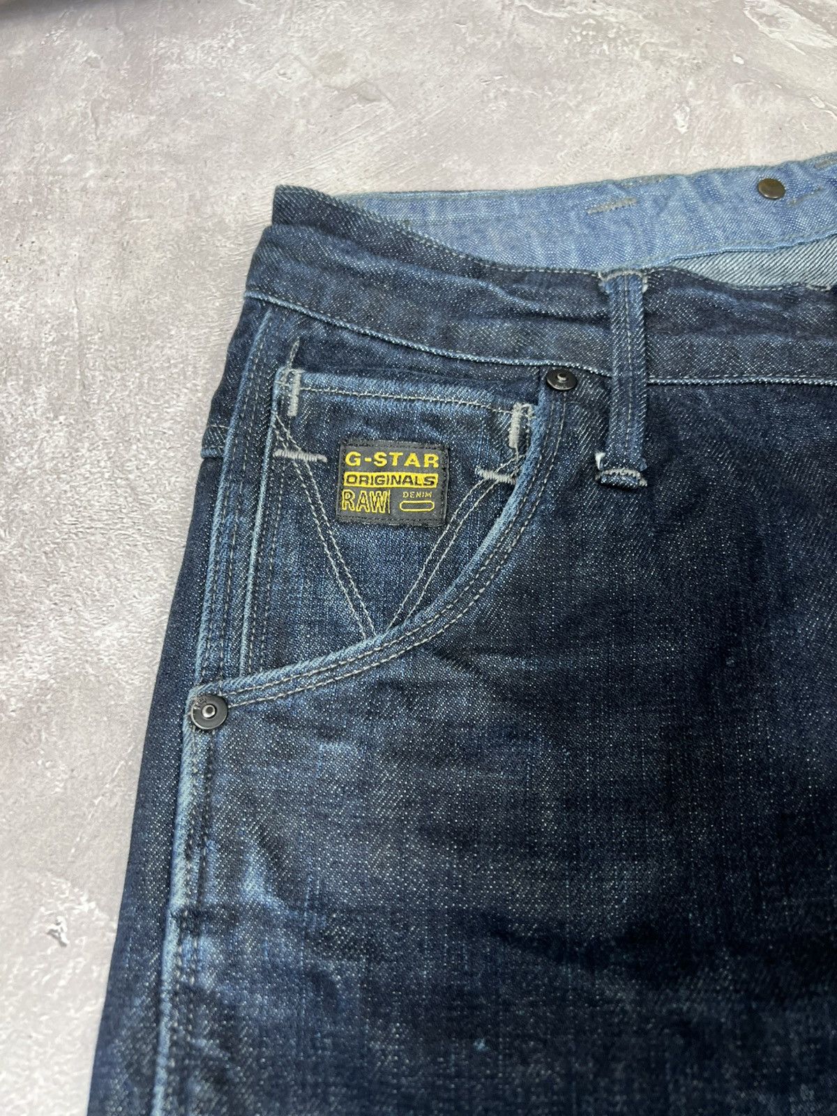 G-Star Vintage Flared G-Star Raw Distressed Baggy Pants Size US 33 - 9 Thumbnail