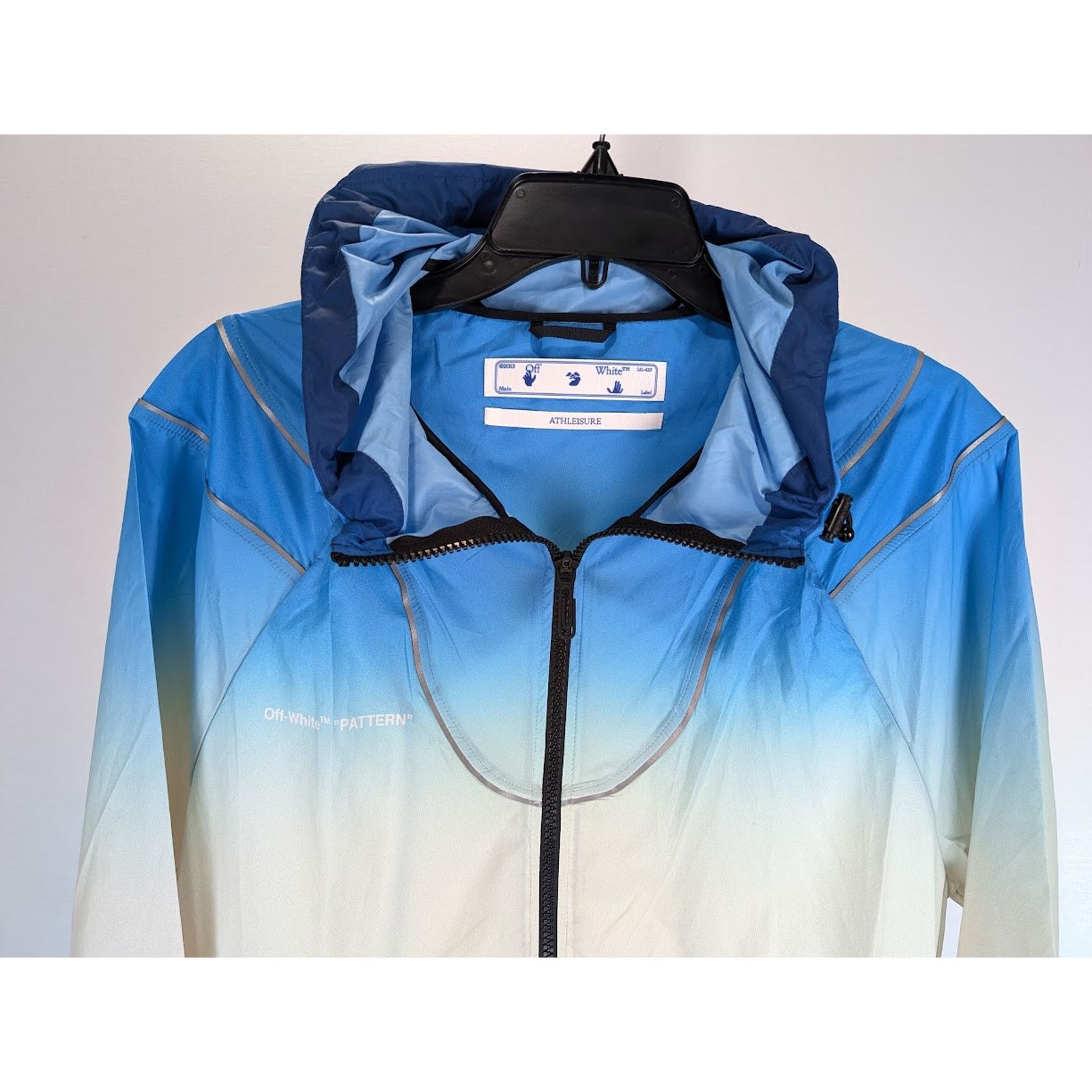 Off-White o1rshd1 ATHL Off Stamp Printed Jacket in Multicolor Size US XL / EU 56 / 4 - 5 Thumbnail