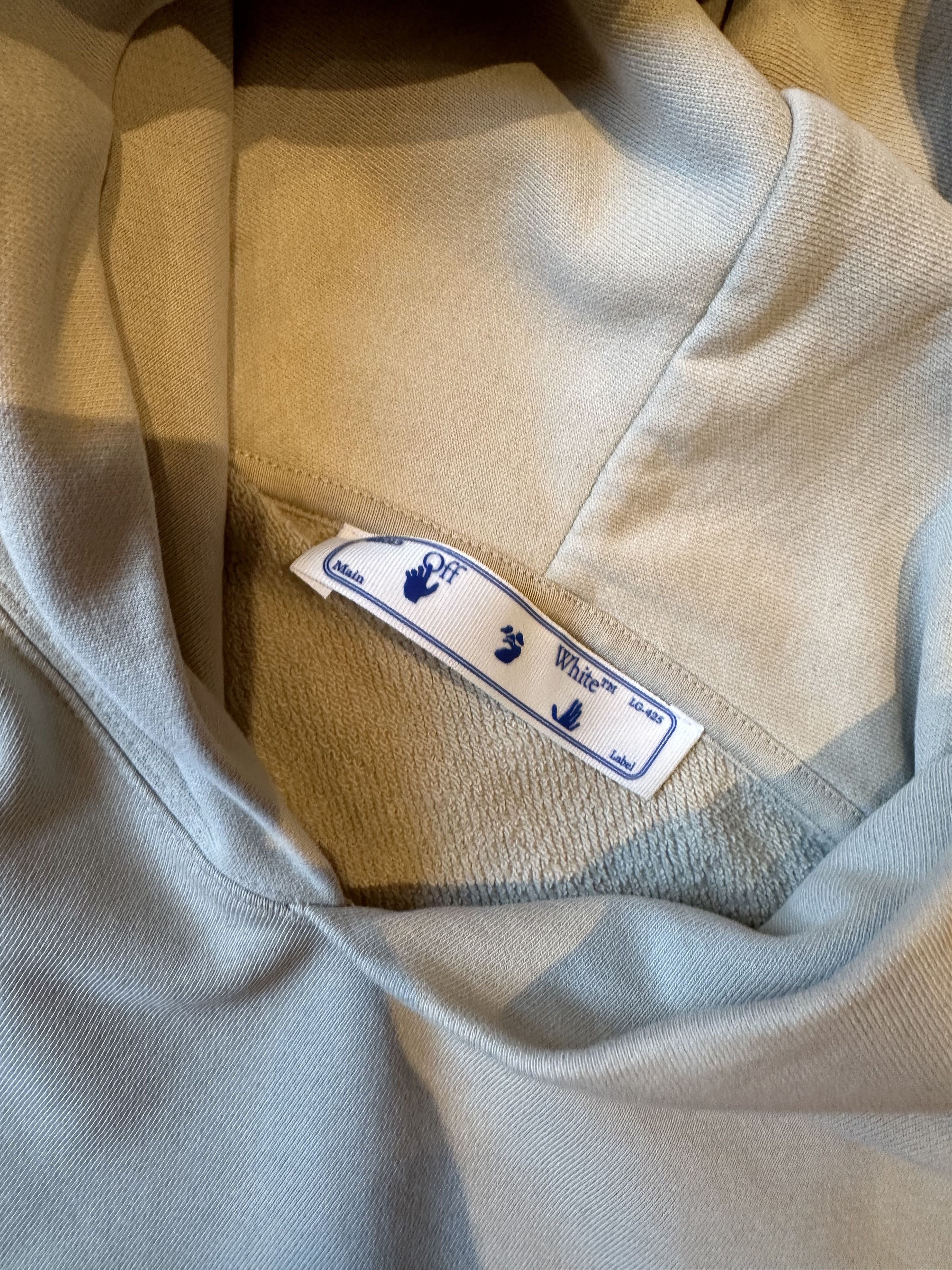 Off-White Off-White™ “Topo Map” Hoodie - Light Beige (SS22) Size US XL / EU 56 / 4 - 3 Thumbnail