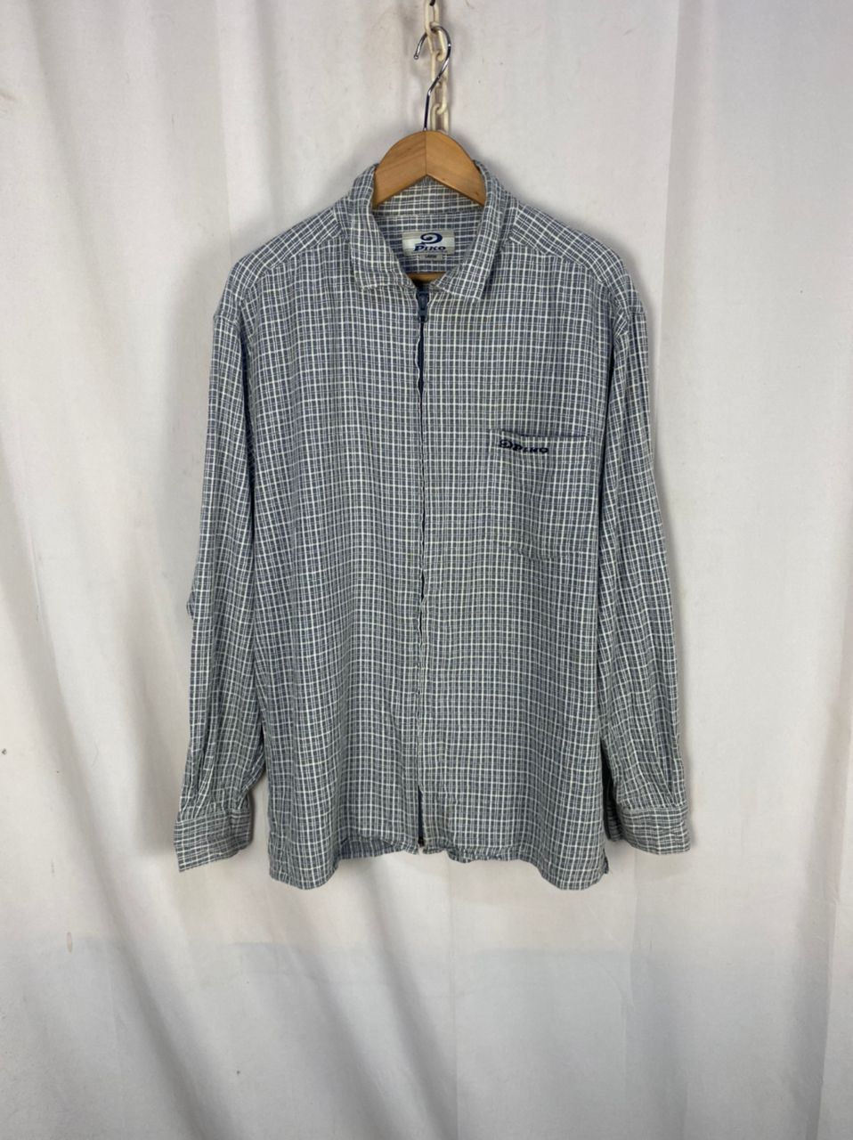 Japanese Brand Piko Hawaii zipper flannel shirt Size US L / EU 52-54 / 3 - 9 Thumbnail