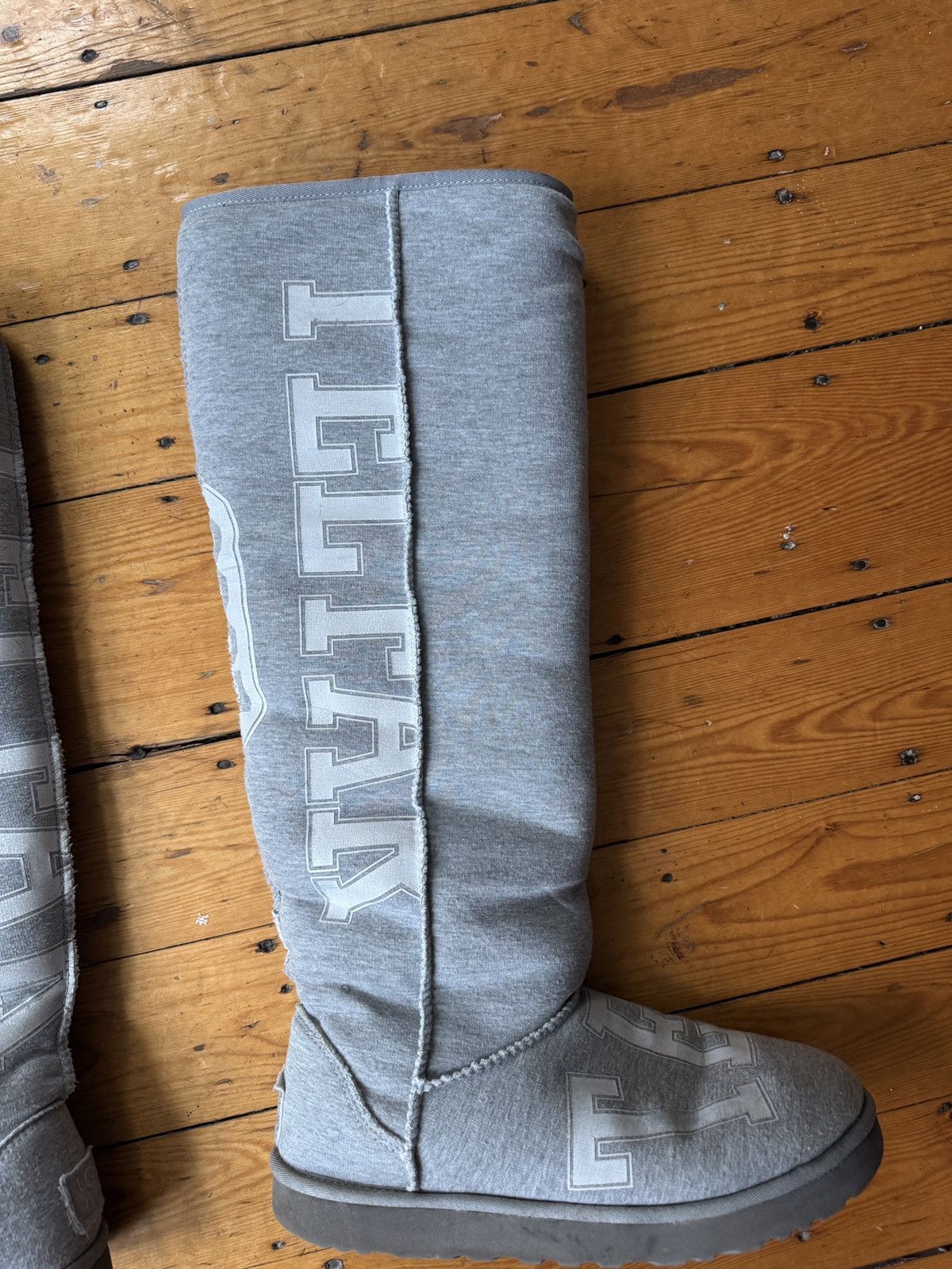 Telfar × Ugg Fleece Tall Heather Boots Size US 10.5 / EU 43-44 - 8 Thumbnail