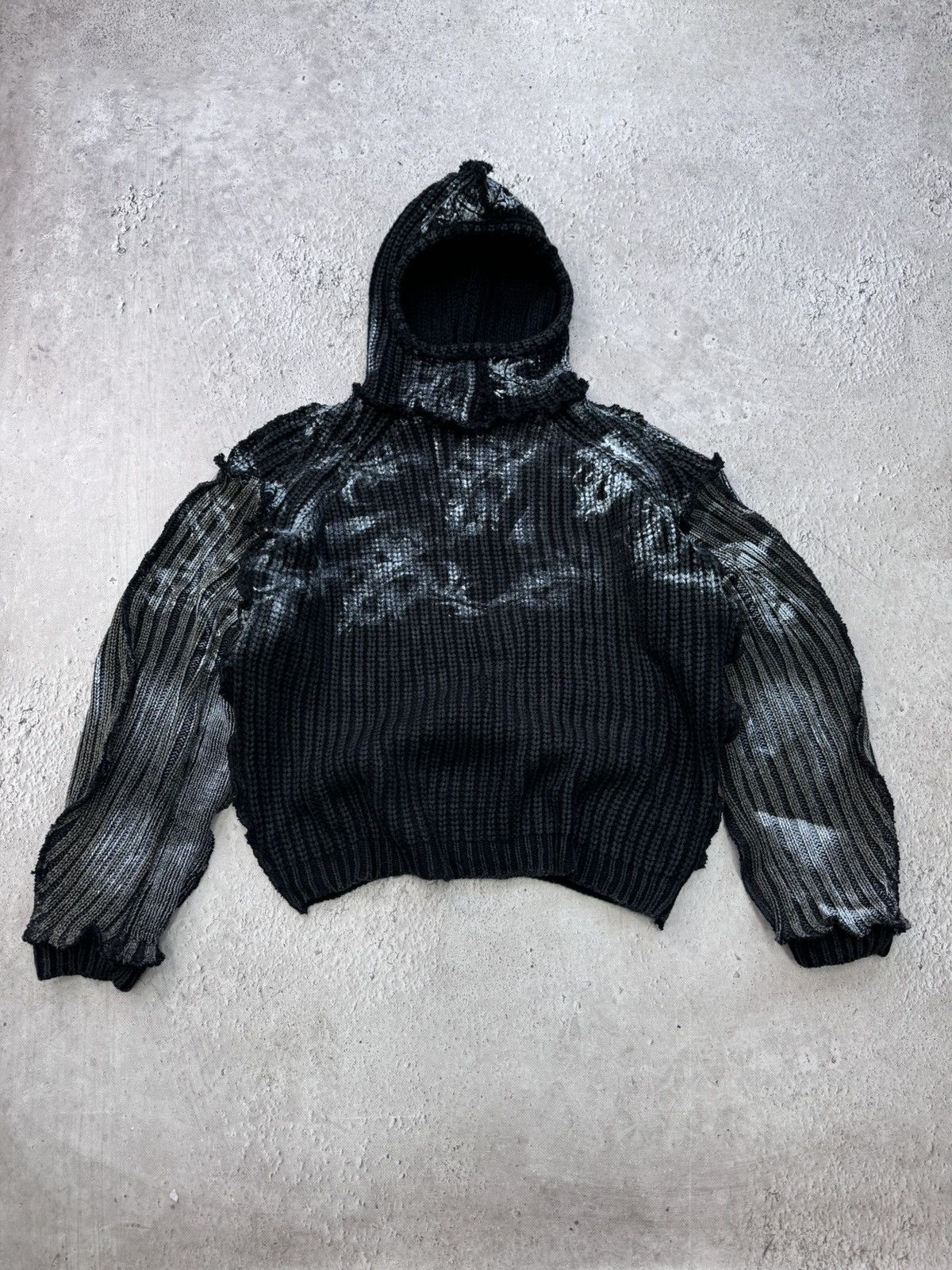 If Six Was Nine × Japanese Brand × Le Grande Bleu (L.G.B.) Vintage Avant Garde If Six Was Nine Style Fur Faux Hoodie Size US M / EU 48-50 / 2 - 1 Thumbnail