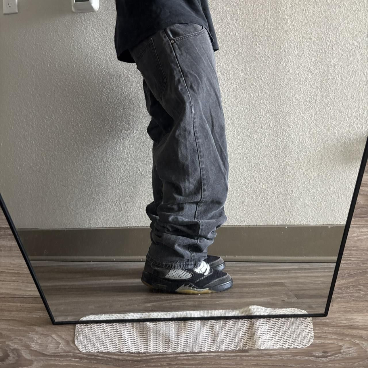 Vintage Crazy Vintage Y2K/2000s Grunge Faded Black Denim Jeans! 36x32 Size US 36 / EU 52 - 2 Thumbnail