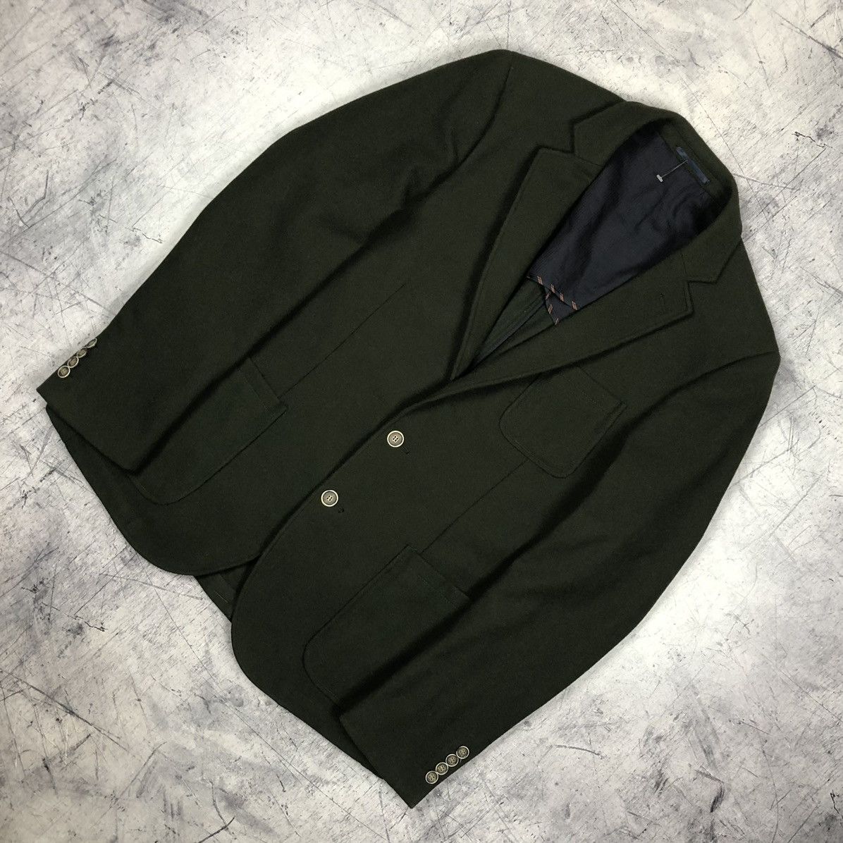 Designer Vintage NN.07 No Nationality Johan Wool Polyester Blazer y2k Size 42R - 3 Thumbnail