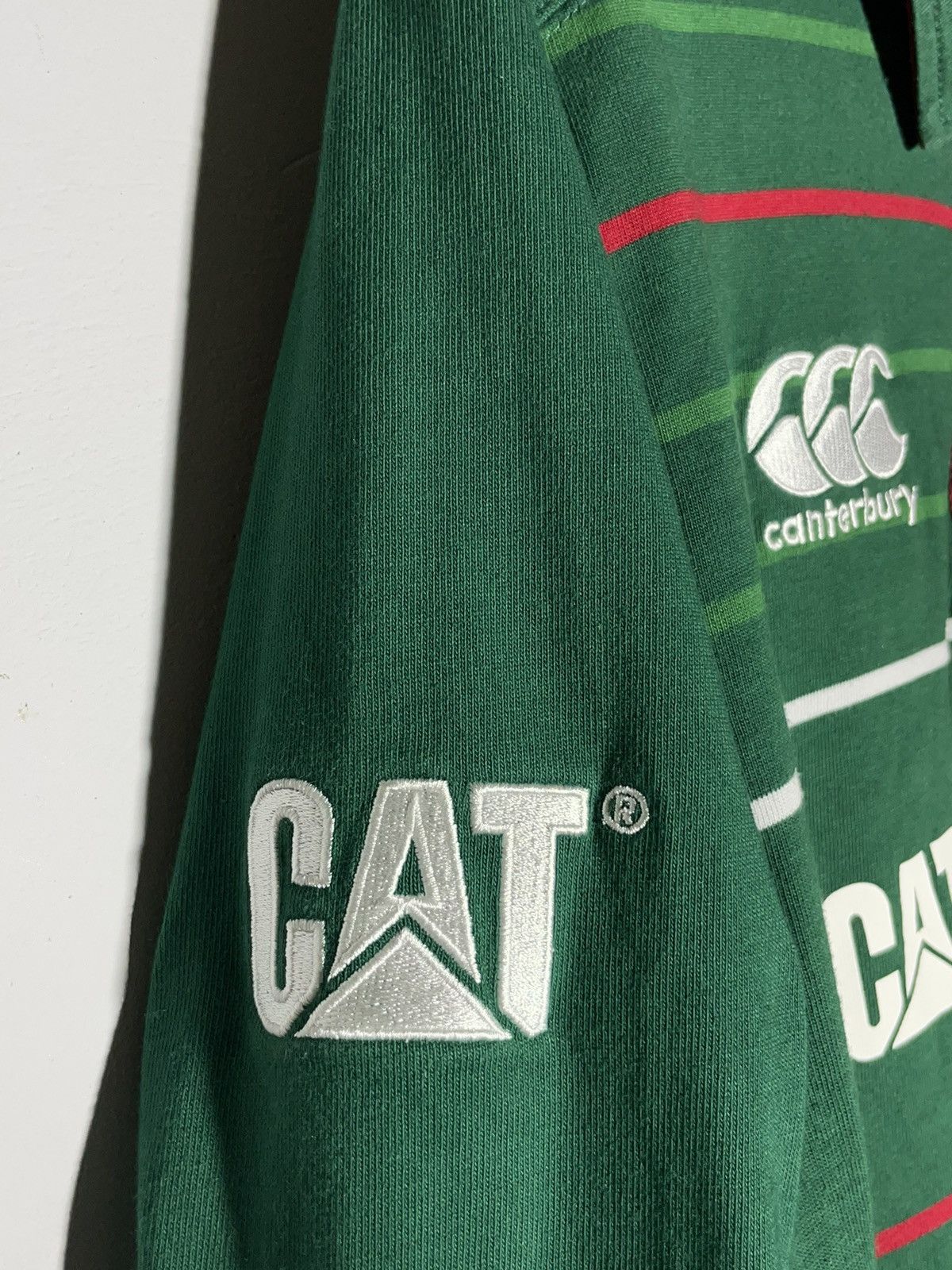 Canterbury of New Zealand Leicester Tigers Canterbury Rugby Y2K Long Sleeve Size US L / EU 52-54 / 3 - 8 Thumbnail