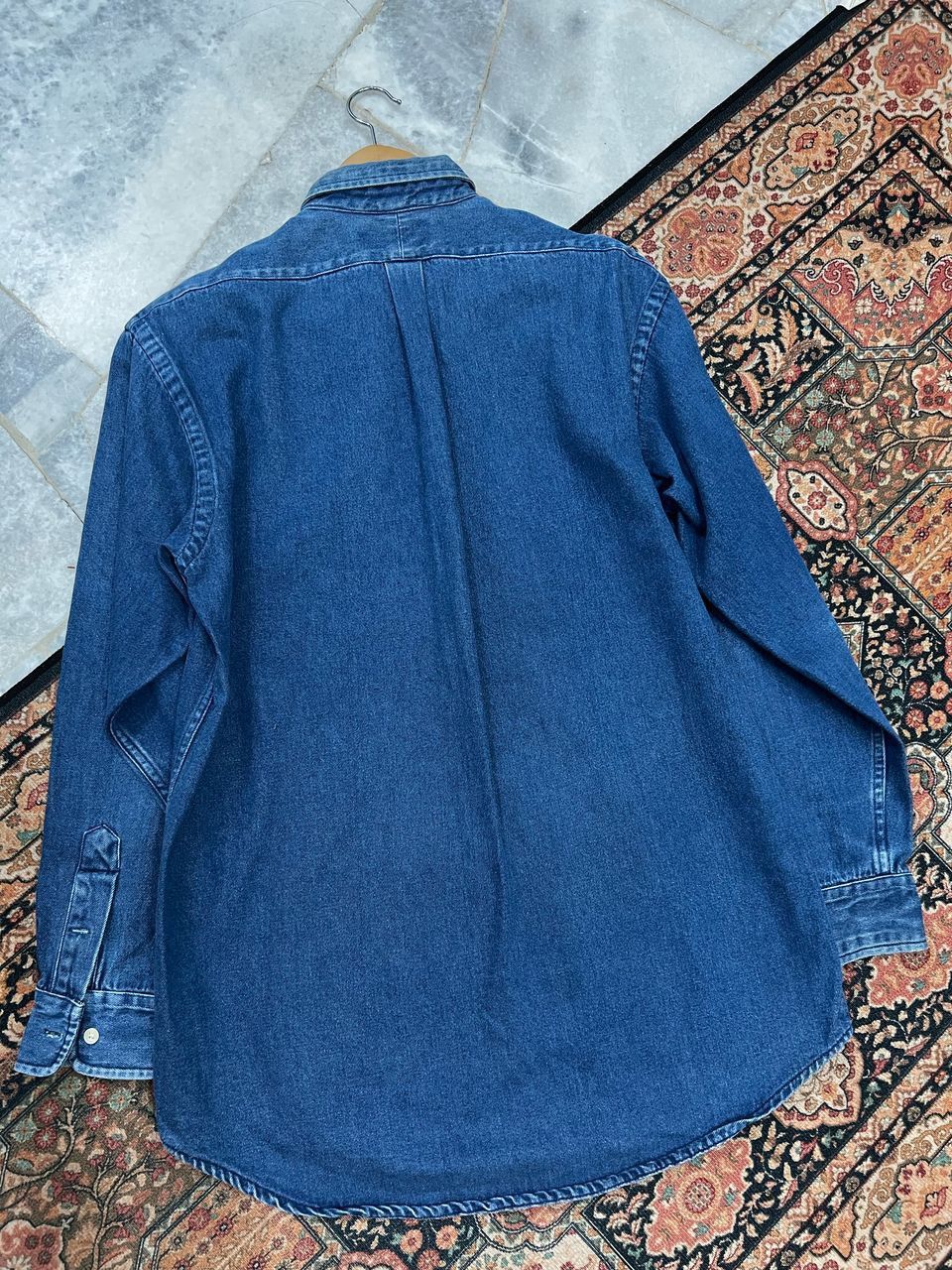 Polo Ralph Lauren Vintage 90’s Polo Ralph Lauren Denim Shirt Size US L / EU 52-54 / 3 - 6 Thumbnail