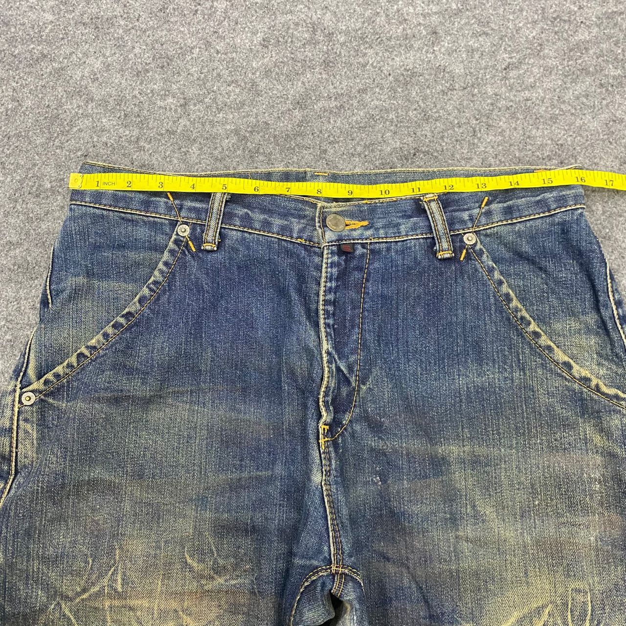 If Six Was Nine 💥Best Offer💥Vintage Bal Distressed Denim Size US 32 / EU 48 - 6 Thumbnail
