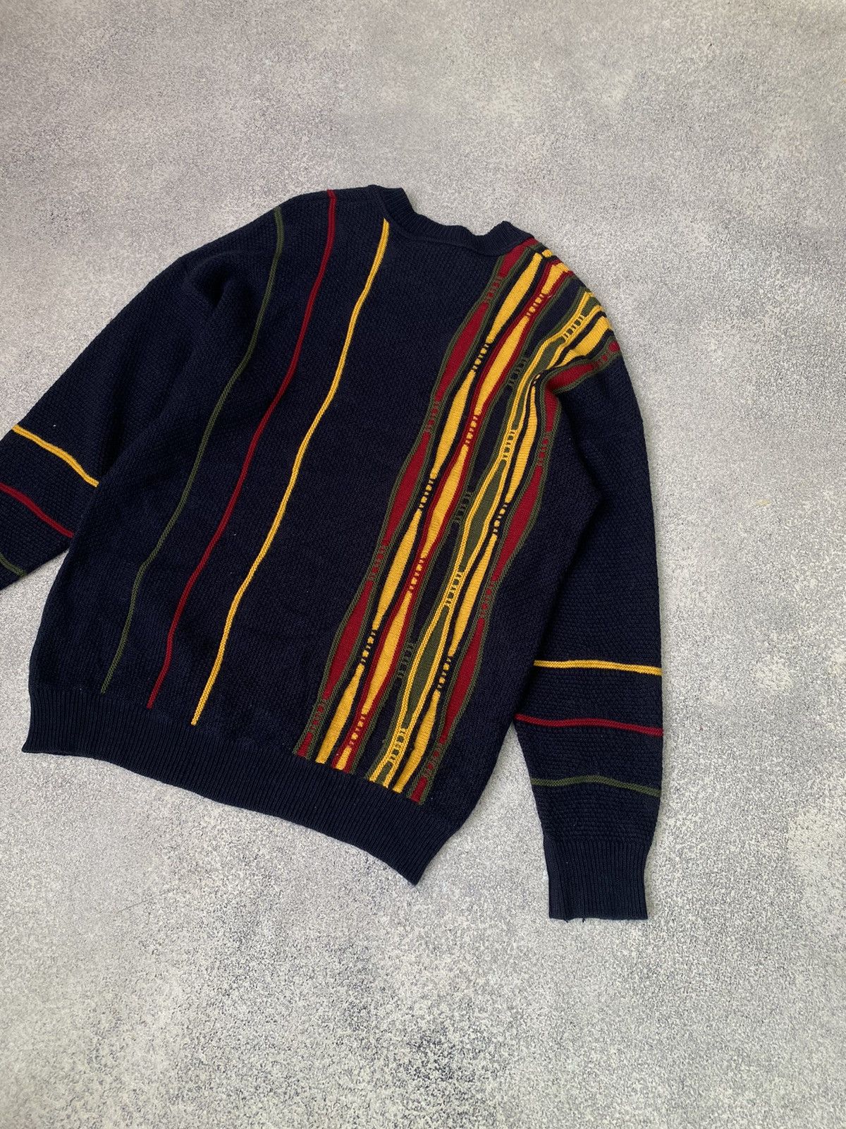 Designer × Lacoste × Vintage Vintage Lacoste Coogi Style Sweater Size US L / EU 52-54 / 3 - 11 Thumbnail