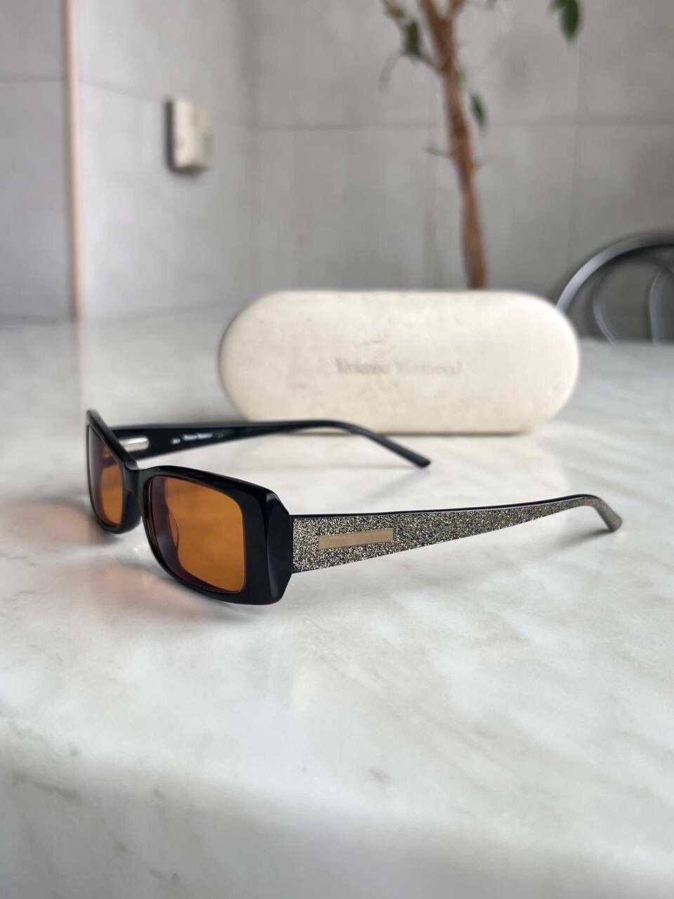 Vivienne Westwood Vivienne Westwood Vintage Shine Glitter Frame Eyeglasses Y2K Size ONE SIZE - 3 Thumbnail