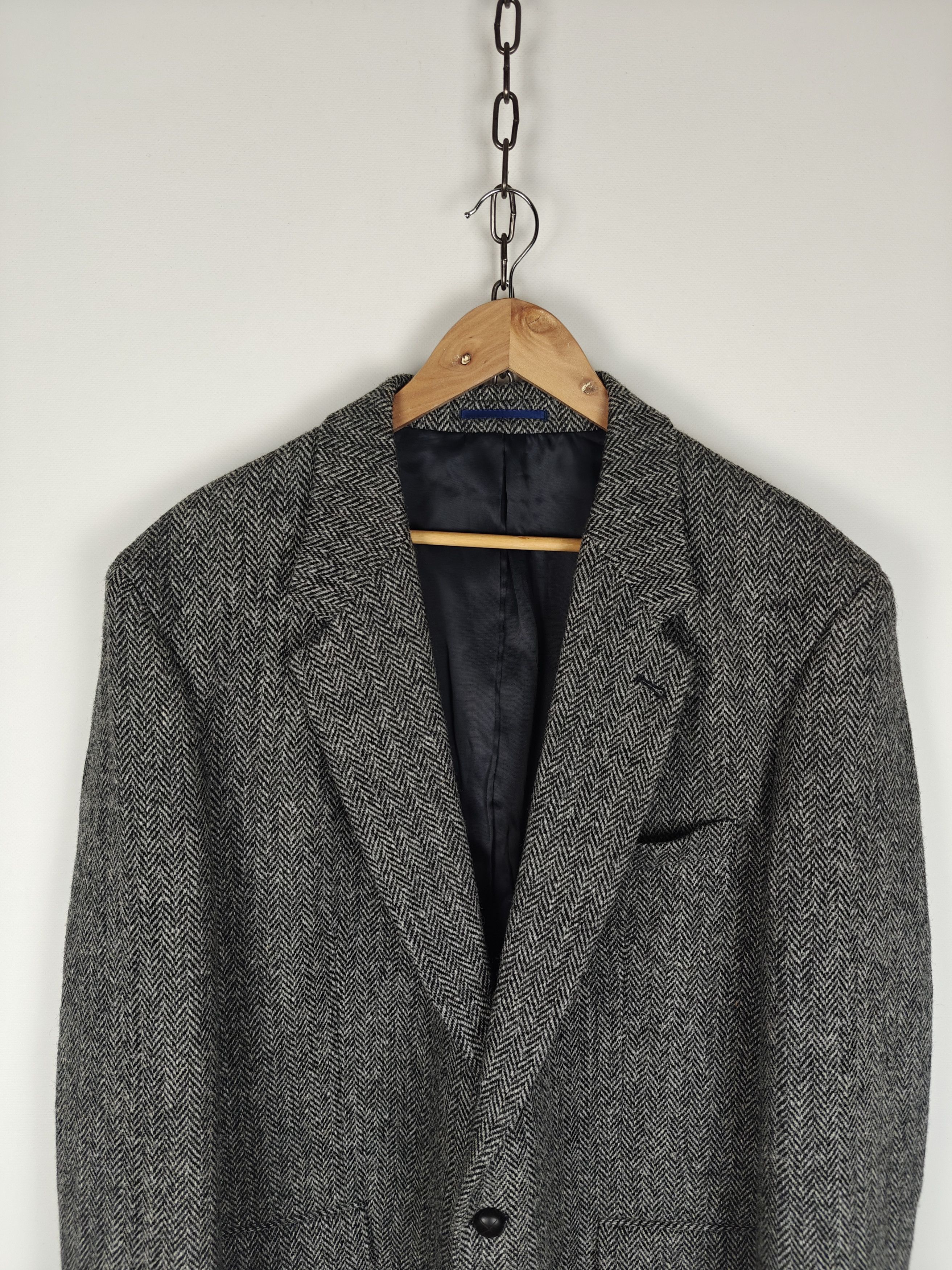Harris Tweed Harris Tweed Wool Blazer Jacket Brown size 46R Size 46R - 2 Thumbnail
