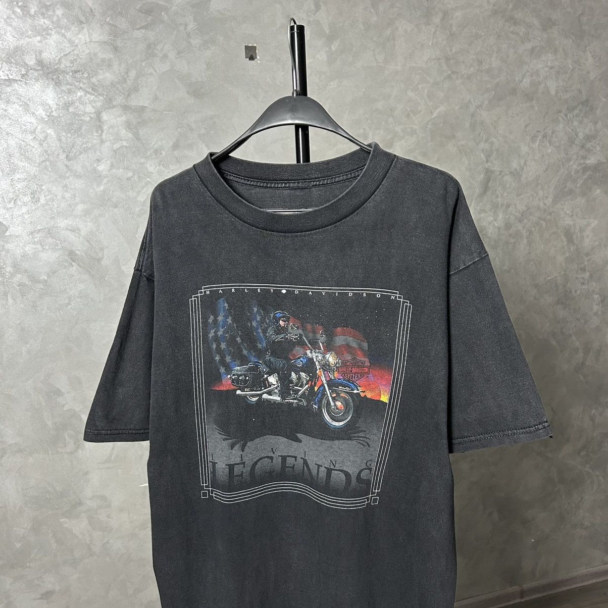 Harley Davidson 90s Harley Davidson D1ck Farmers Sun Faded T Shirt Merch Size US XL / EU 56 / 4 - 3 Thumbnail