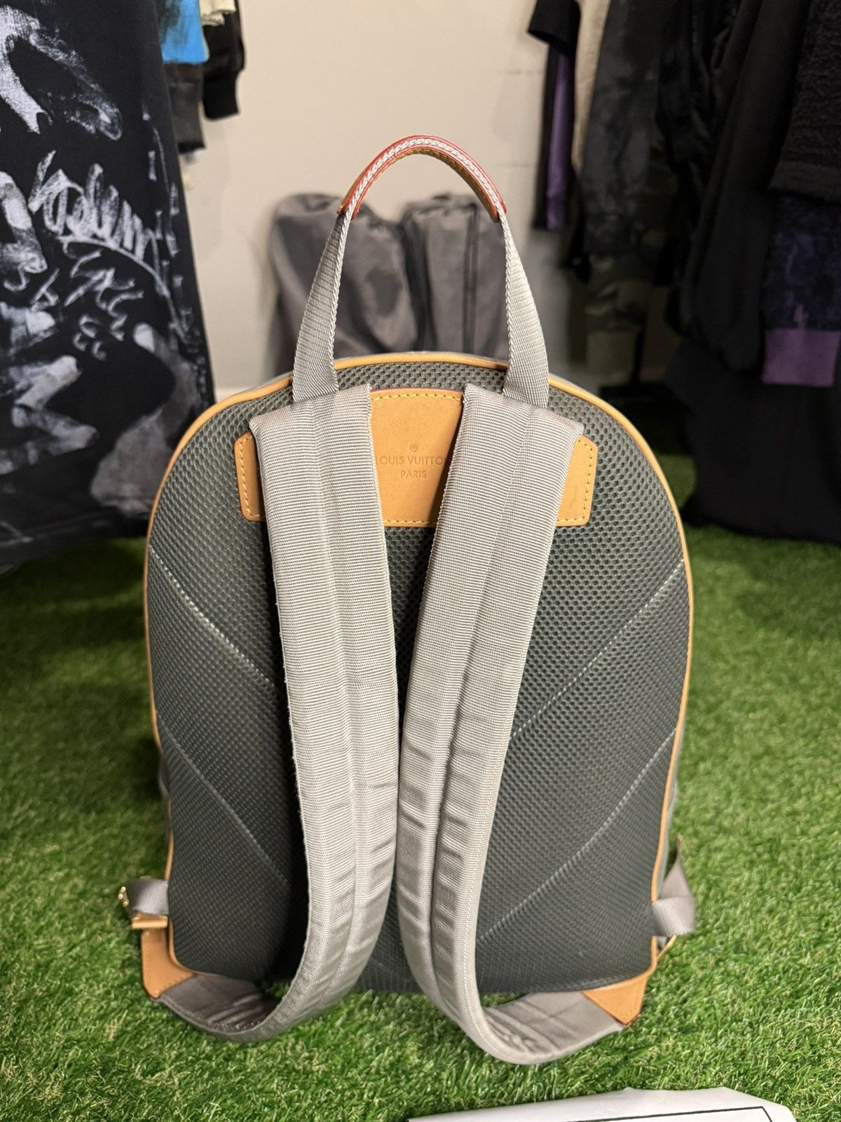 Louis Vuitton GRAIL 🦄📜 LV ~ Kim Jones Era Titanium Monogram Backpack Size ONE SIZE - 6 Thumbnail