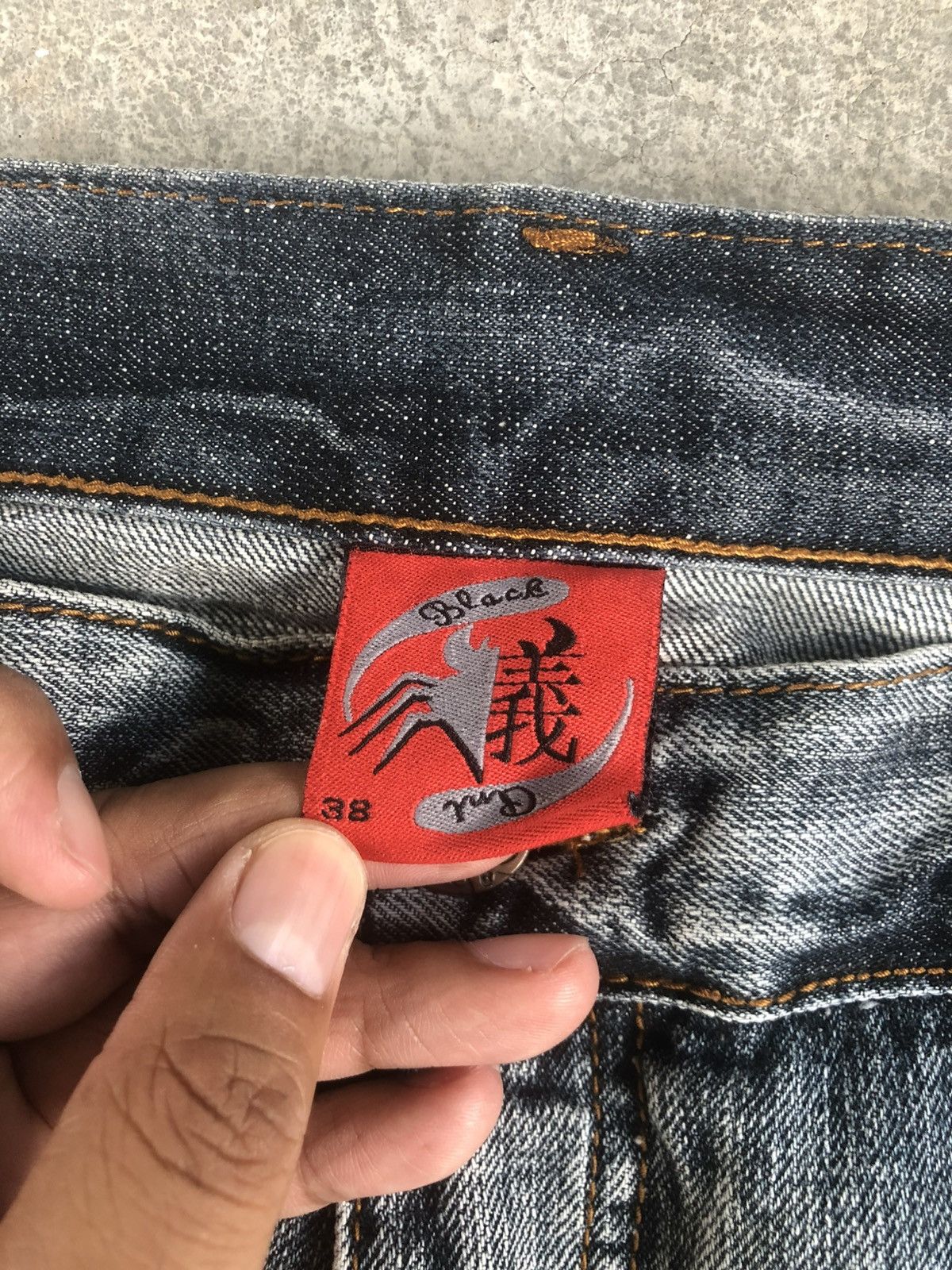 If Six Was Nine Japanese Black ant Flared Jeans Distressed Jeans Size US 38 / EU 54 - 19 Thumbnail