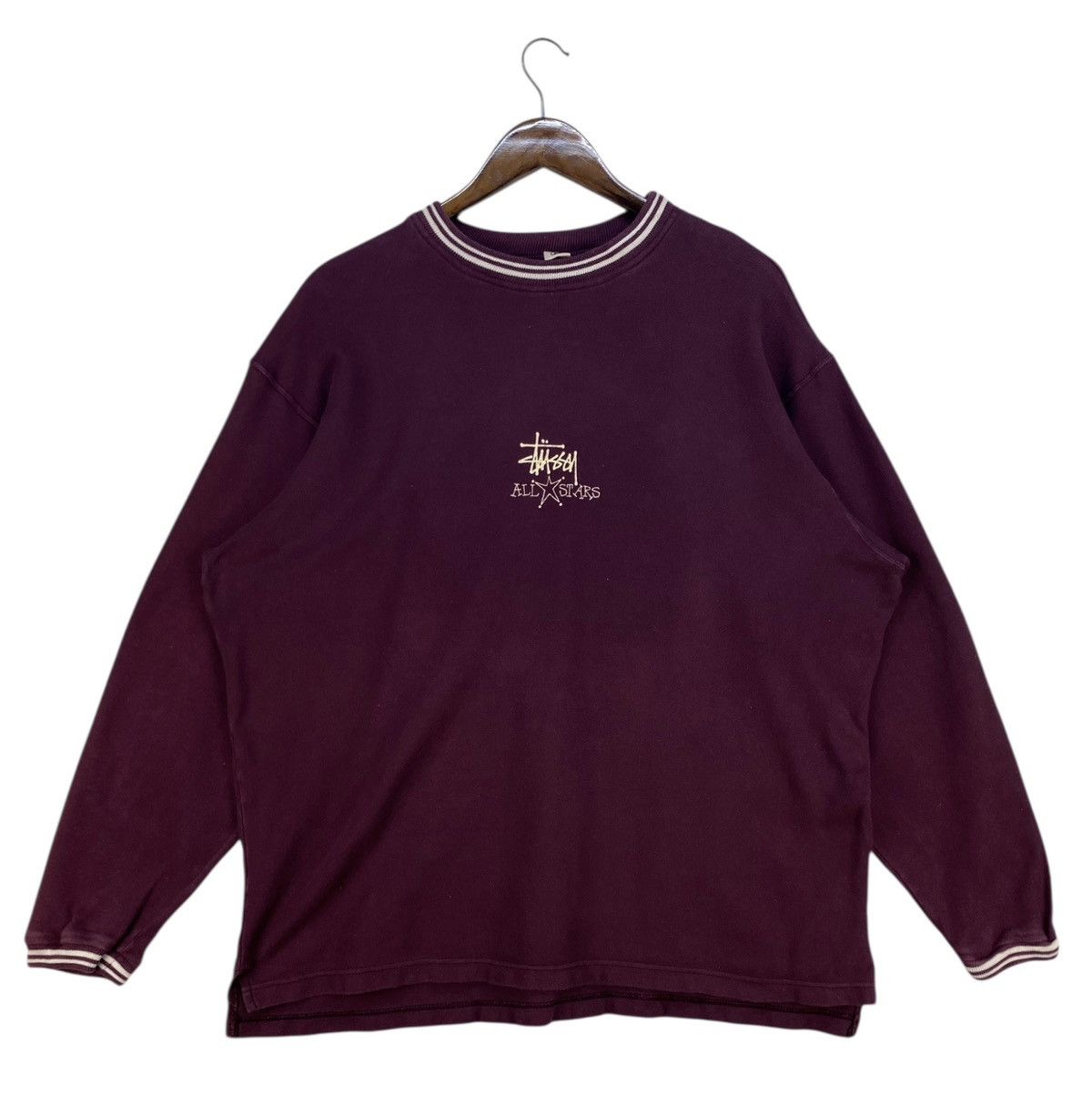 Converse × Stussy ⚡️QUICK SALE⚡️Vintage Stussy All Stars Sweatshirt Size US L / EU 52-54 / 3 - 1 Thumbnail