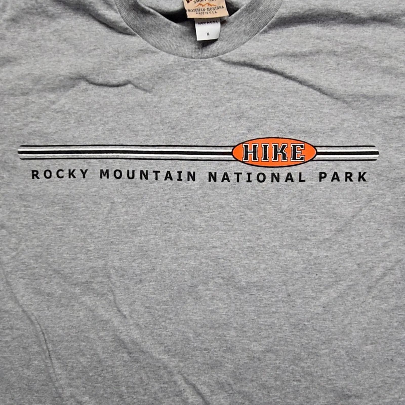 Vintage Vintage Hike Rocky Mountain National Park Shirt Gray M Tee Size US M / EU 48-50 / 2 - 2 Thumbnail