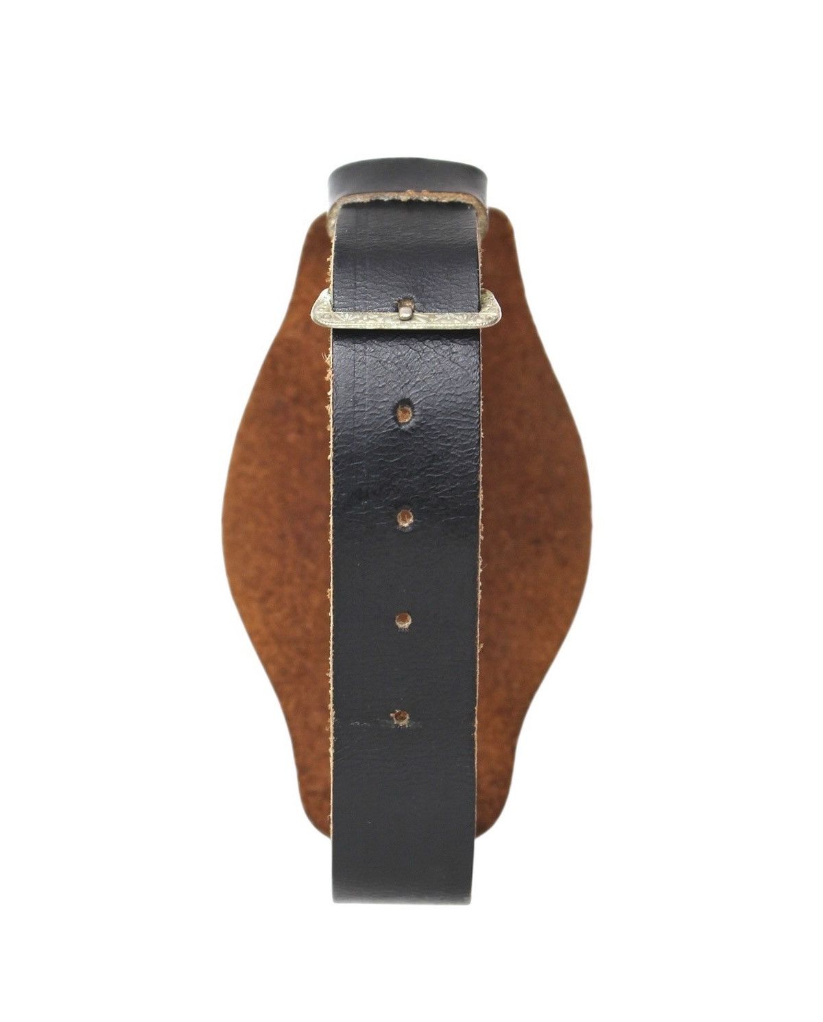 Vintage 1960S MIZUNO BRASS COMPASS ON LEATHER WRISTBAND Size ONE SIZE - 8 Thumbnail