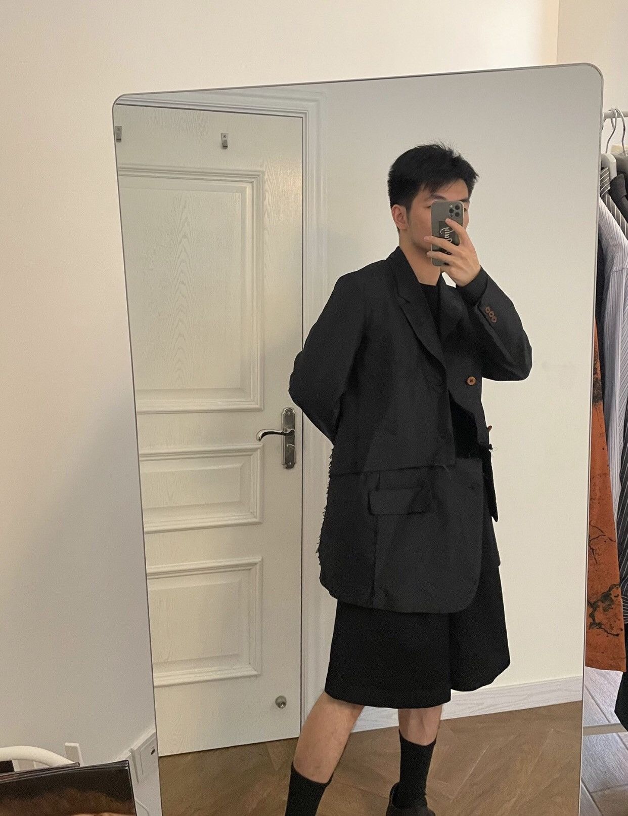 Comme des Garcons Black displaced deconstruction suit 2412-Nextarrow Size 40S - 4 Thumbnail