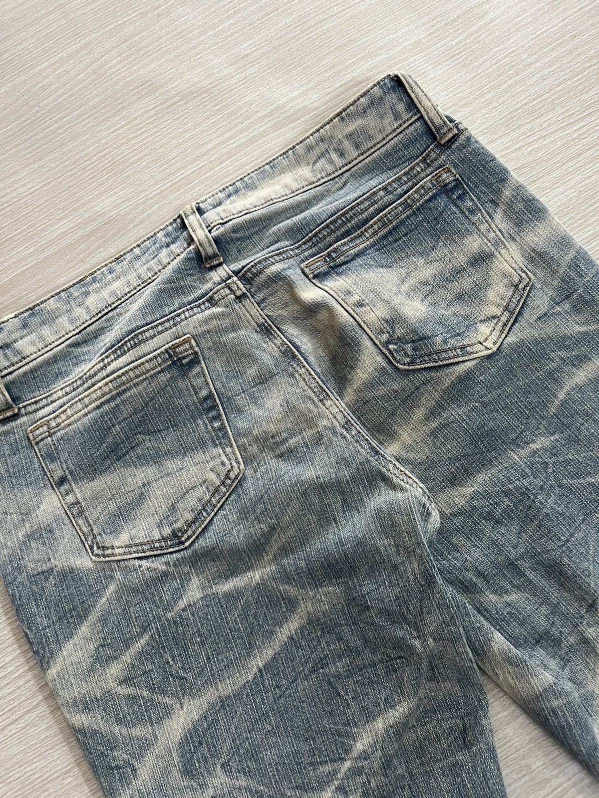 Tornado Mart 💥rare💥 daily topics clawmark washed flare denim jeans Size US 30 / EU 46 - 4 Thumbnail