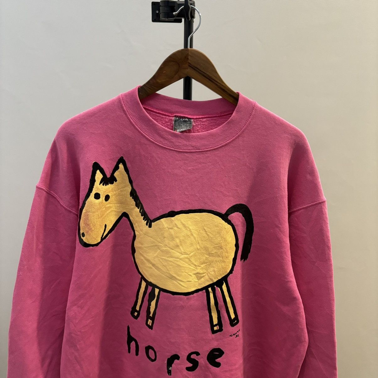 Vintage Vintage Horse Sweatshirt Rock Pop Size US XL / EU 56 / 4 - 2 Thumbnail