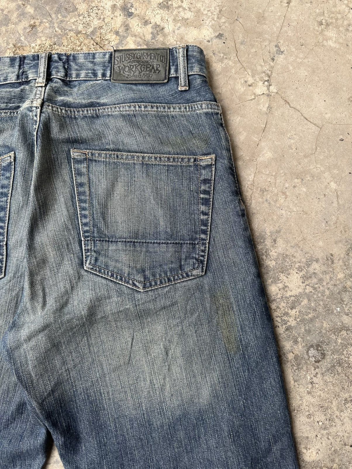 Stussy × Vintage Vintage Stussy Work Gear Jeans Size US 32 / EU 48 - 5 Thumbnail