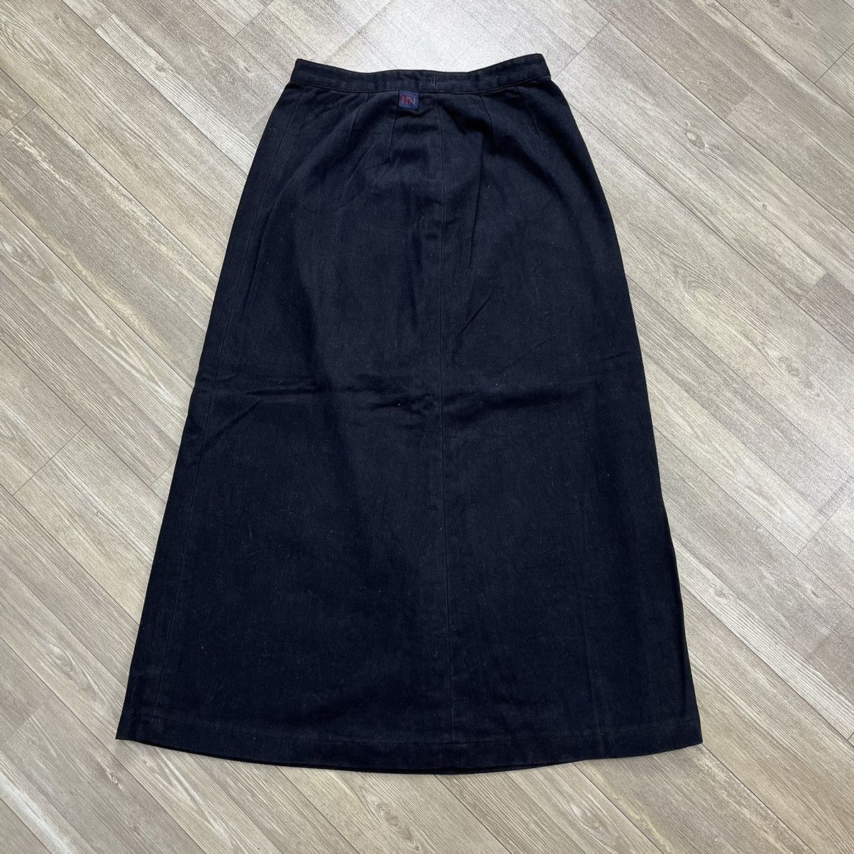 Issey Miyake × Mademoiselle Non Non × Seditionaries Vintage Rope Mademoiselle Gothic Style Lase Skirt Size 22" - 13 Thumbnail