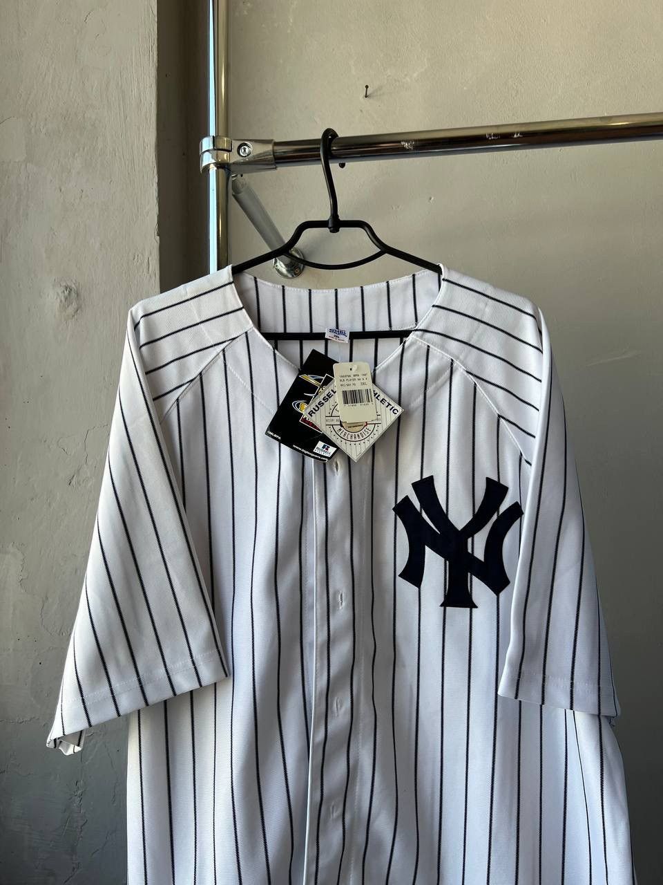 Vintage NEW! RUSSEL NEW YORK YANKEES #55 MATSUI BASEBALL MLB SHIRT Size US XXL / EU 58 / 5 - 3 Thumbnail