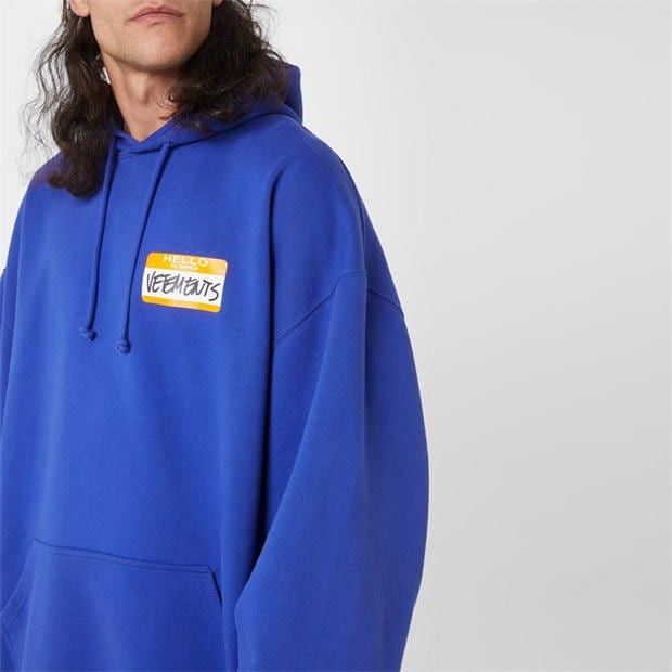 Vetements o1g2r1mq0824 Vete Name Hoodies in Blue Size US XL / EU 56 / 4 - 3 Thumbnail