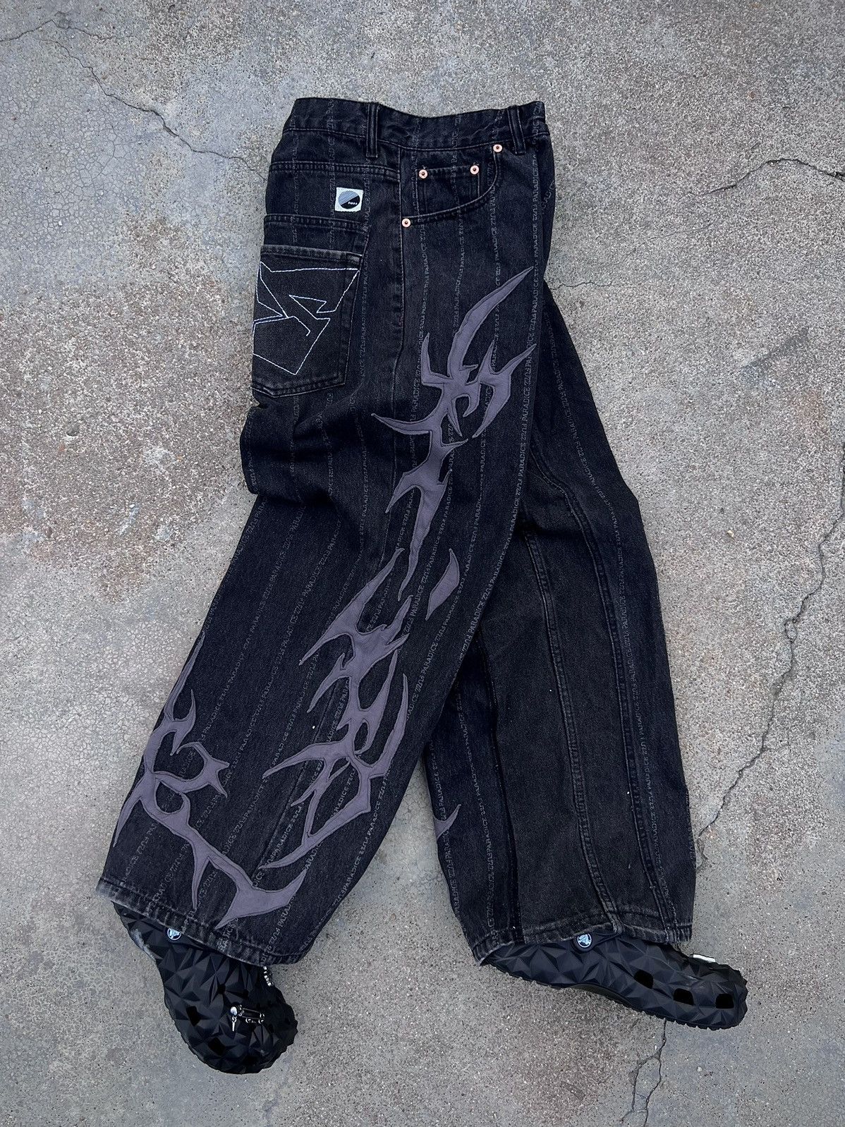 Other SEPTEMBER - PROTOTYPE E01 WIDE LEG JEANS Size US 32 / EU 48 - 5 Thumbnail