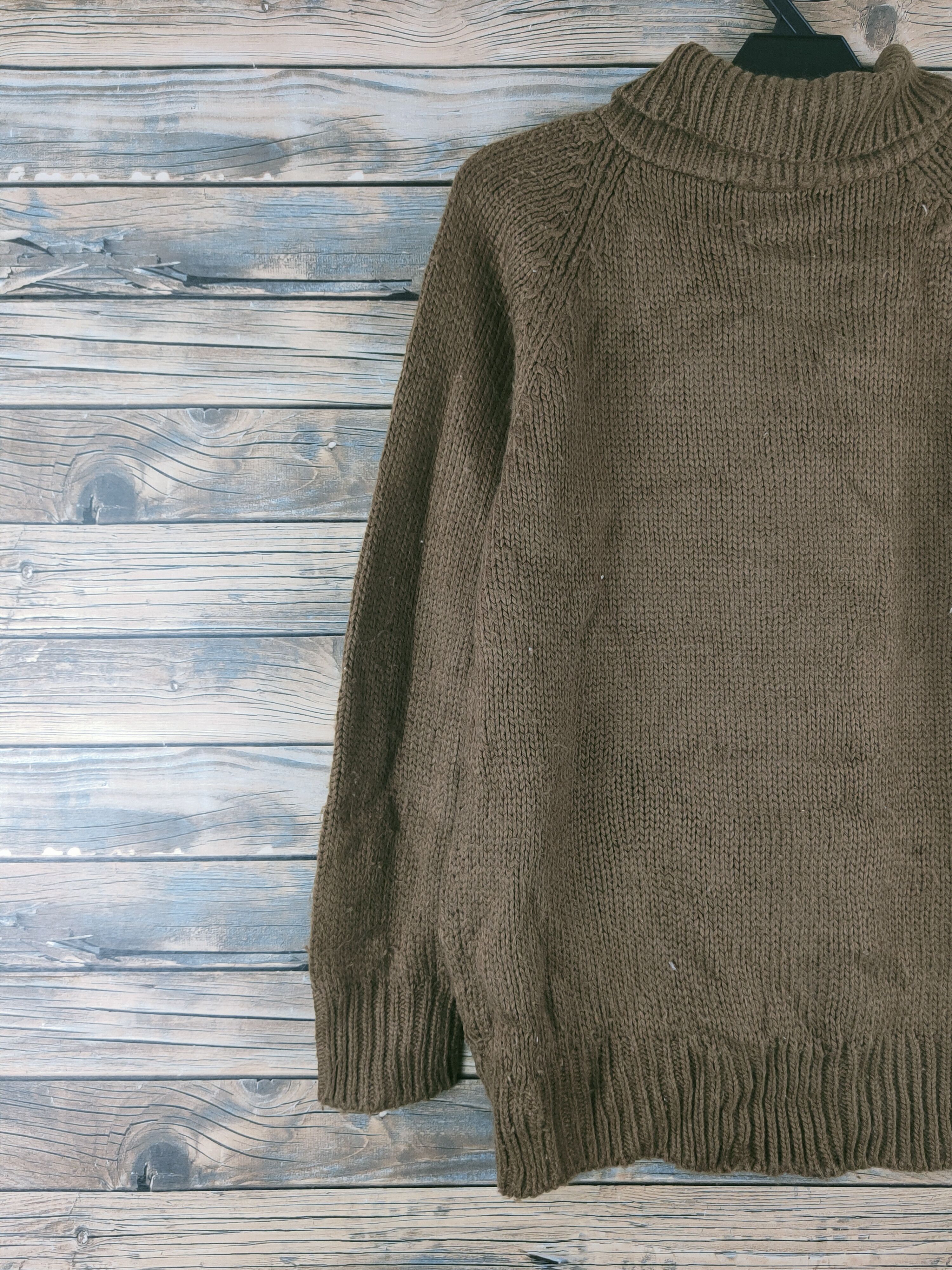 Japanese Brand DL Joky Gal Olive Knitwear Cardigan #46-392 Size M / US 6-8 / IT 42-44 - 9 Thumbnail