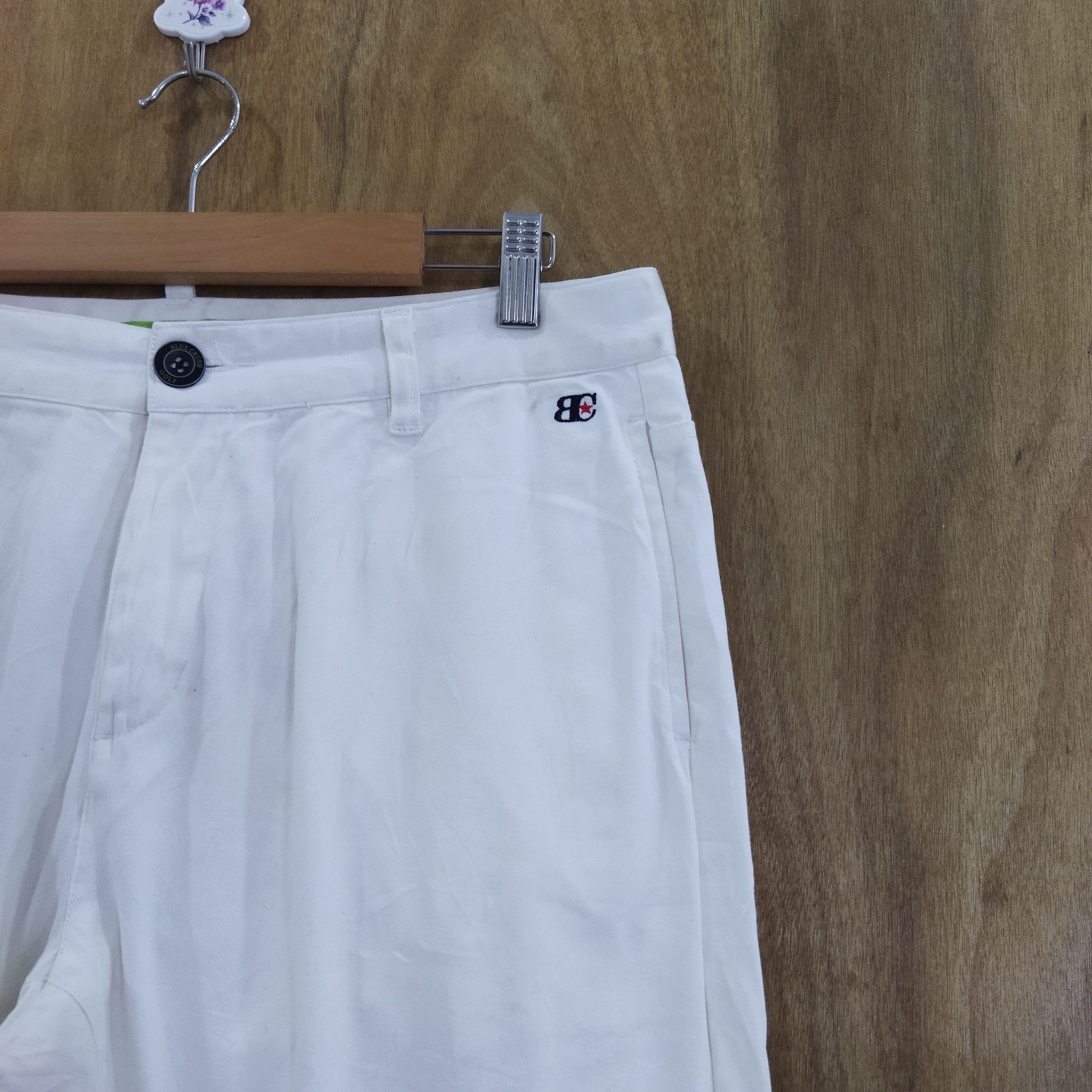 Japanese Brand BLUE CRUSH WHITE YELLO CARGO PANTS Size US 32 / EU 48 - 5 Thumbnail
