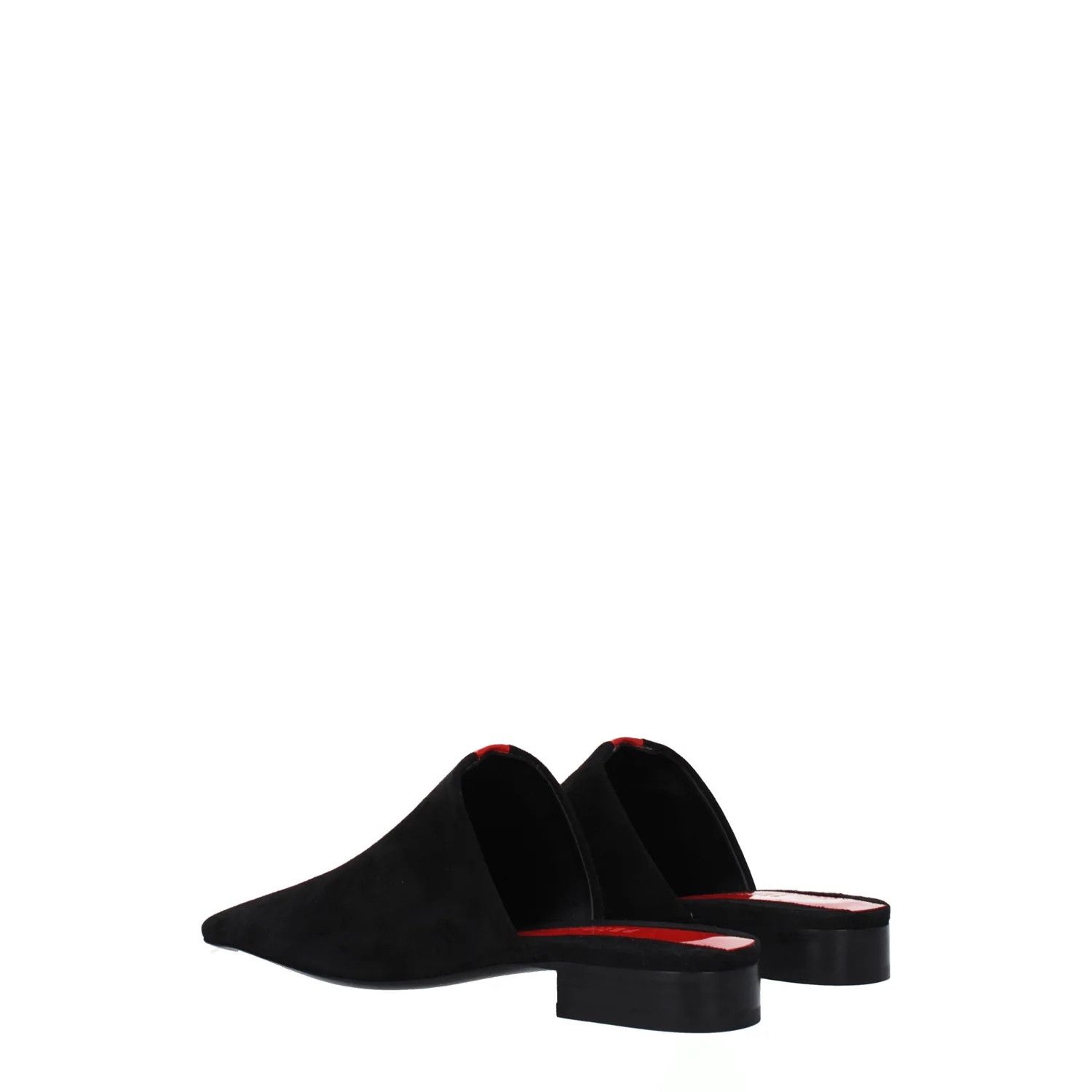 Salvatore Ferragamo ob1o1e1224 Suede Slippers & Clogs in Black Size US 8.5 / IT 38.5 - 4 Thumbnail