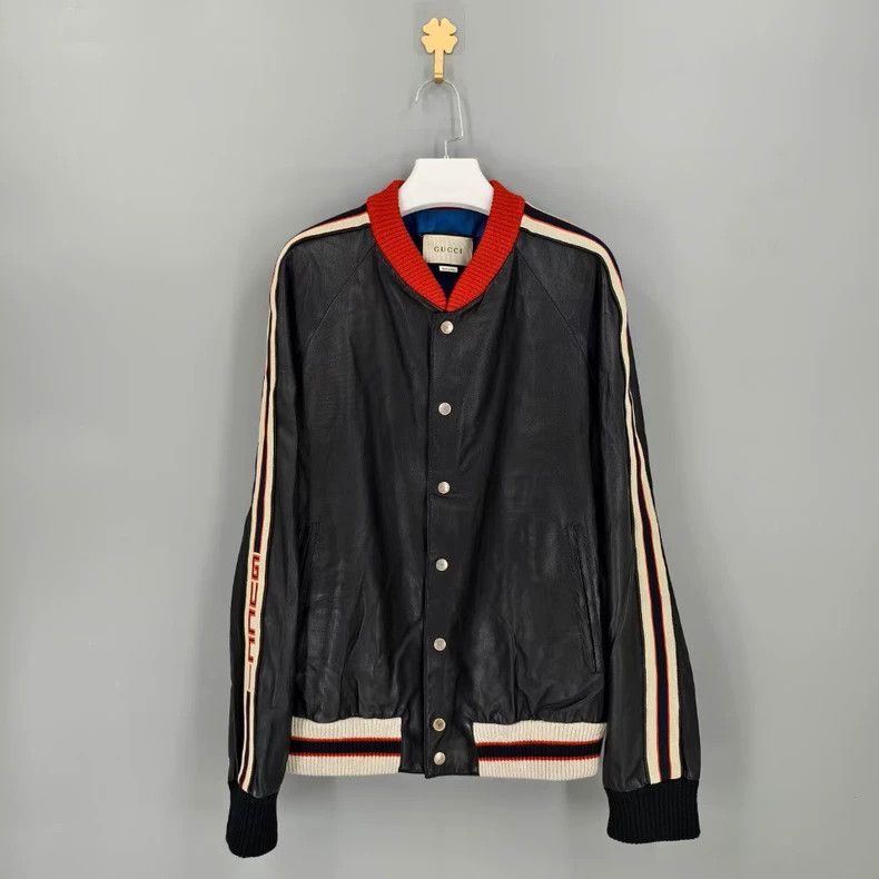 Gucci Gucci Black letter string label sheepskin jacket Size US M / EU 48-50 / 2 - 1 Thumbnail