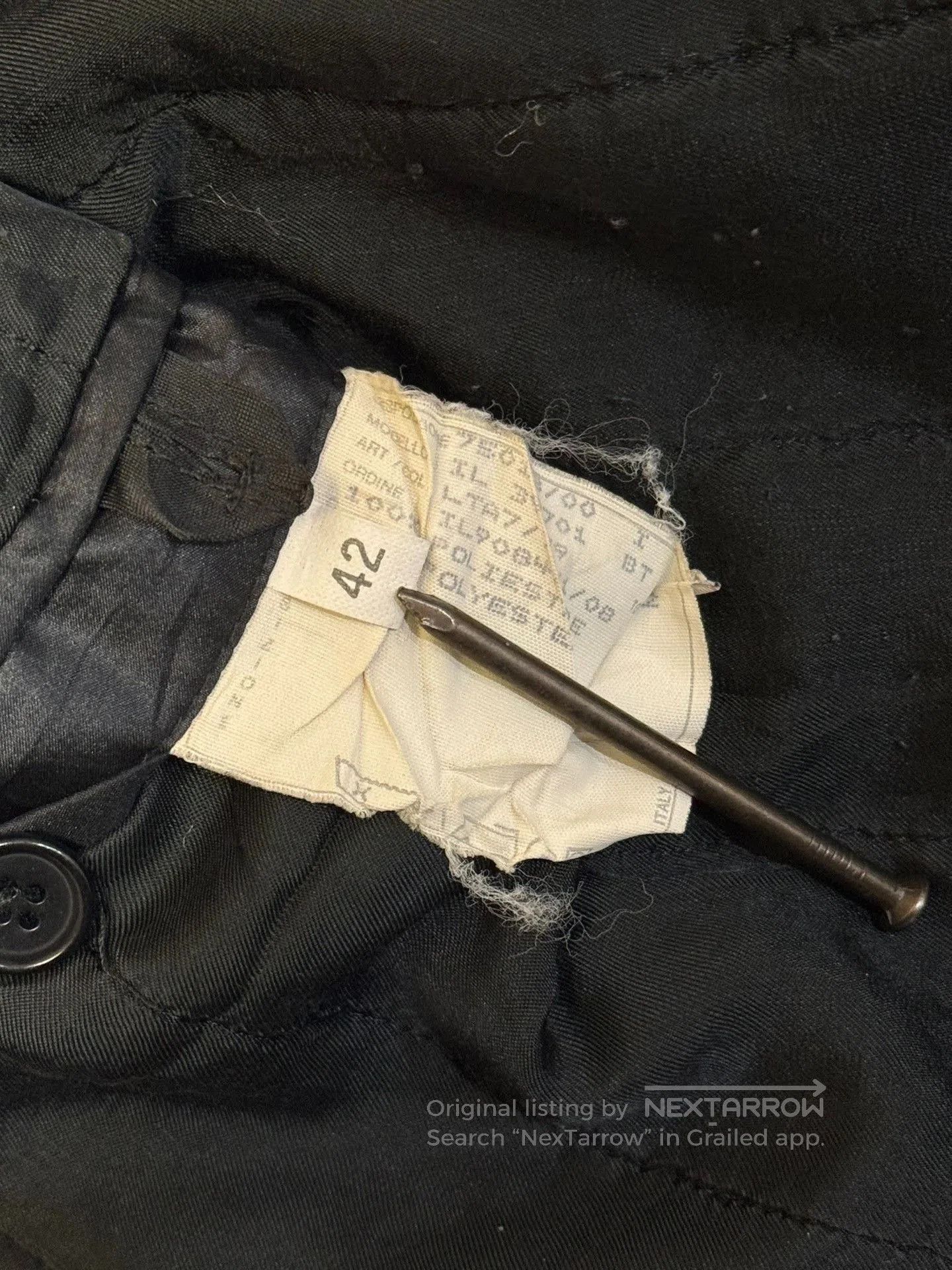 Helmut Lang Helmut Lang 1995 Nylon Double Pocket Jacket. Size US XS / EU 42 / 0 - 8 Thumbnail