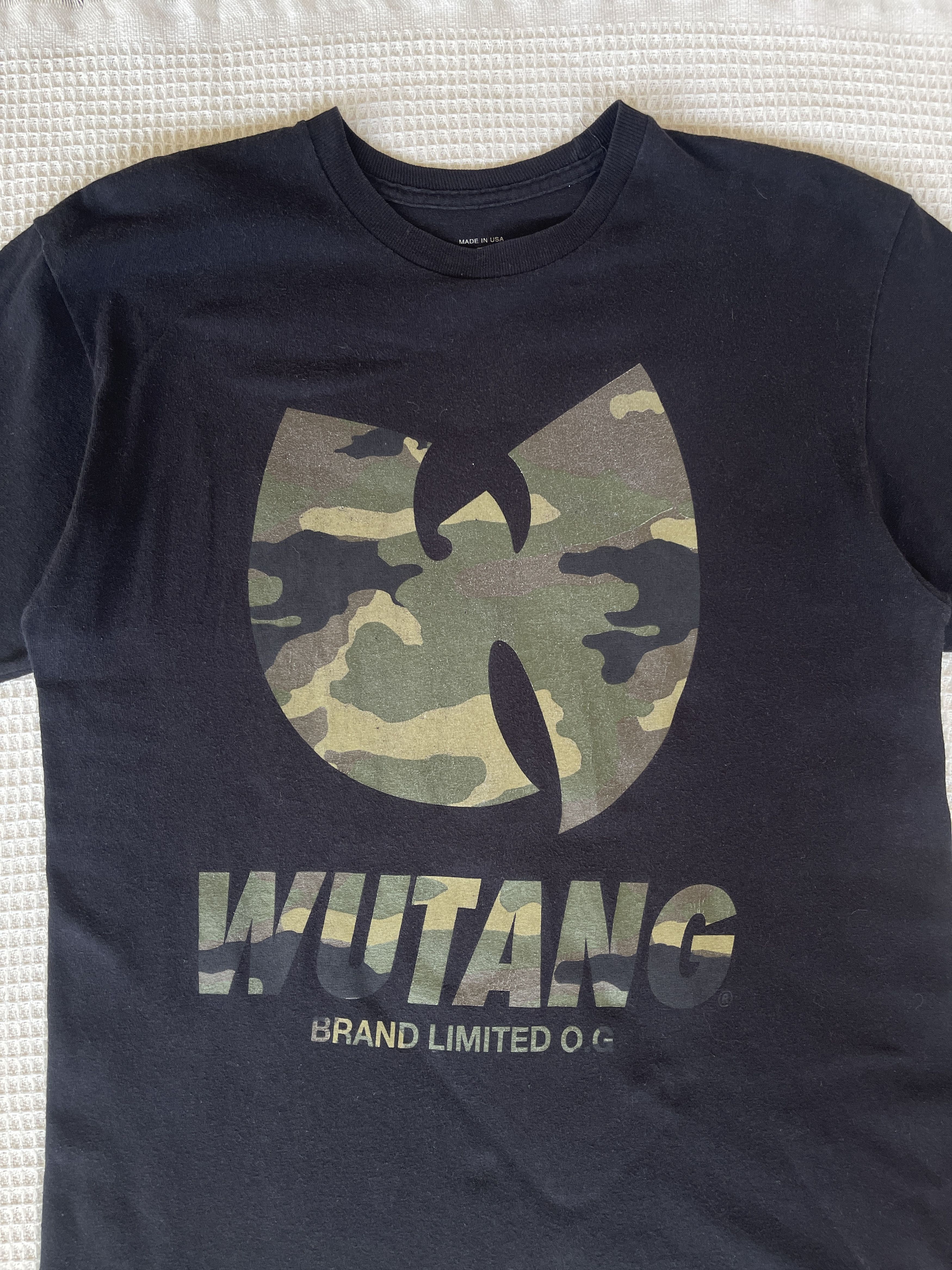Wu-Tang Clan Vintage🔥Wu-Tang🔥Brand Limited O.G Big Logo Camo RapTees Size US M / EU 48-50 / 2 - 7 Thumbnail