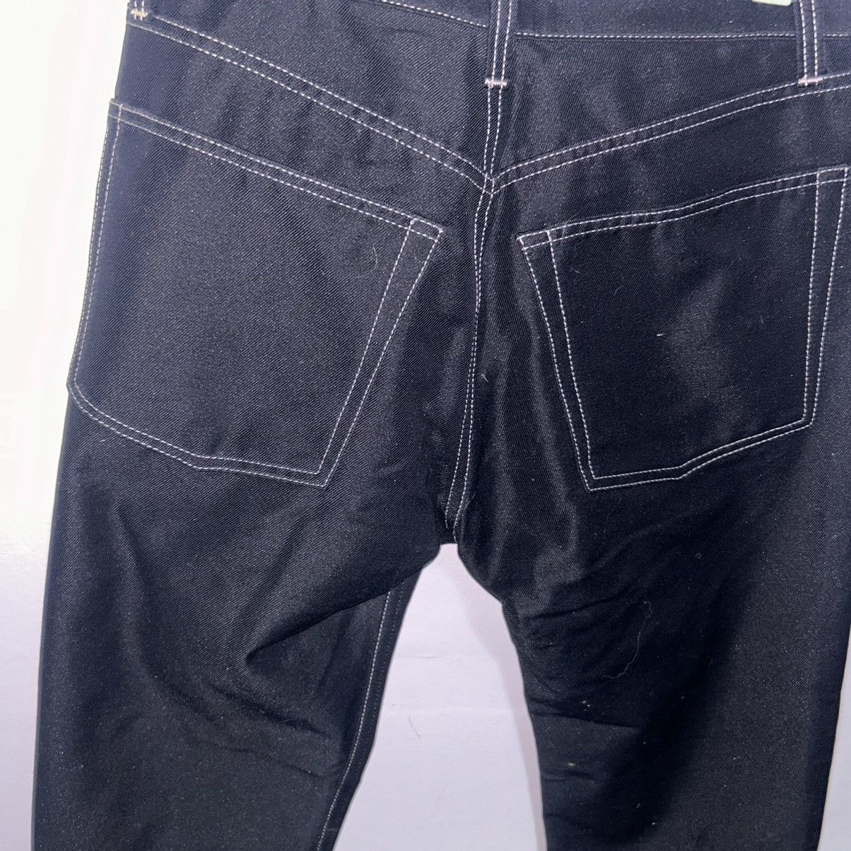 Helmut Lang HELMUT LANG contrast stitch black jeans size 32 Size US 32 / EU 48 - 5 Thumbnail