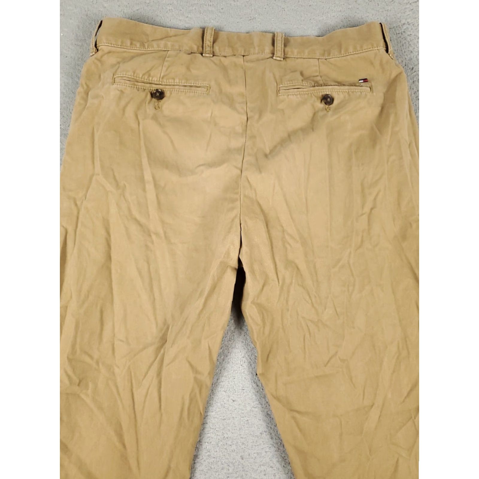 Tommy Hilfiger Tommy Hilfiger Chino Pants Mens 32x32 Beige Straight Flat Front Regular Fit Size US 32 / EU 48 - 7 Thumbnail
