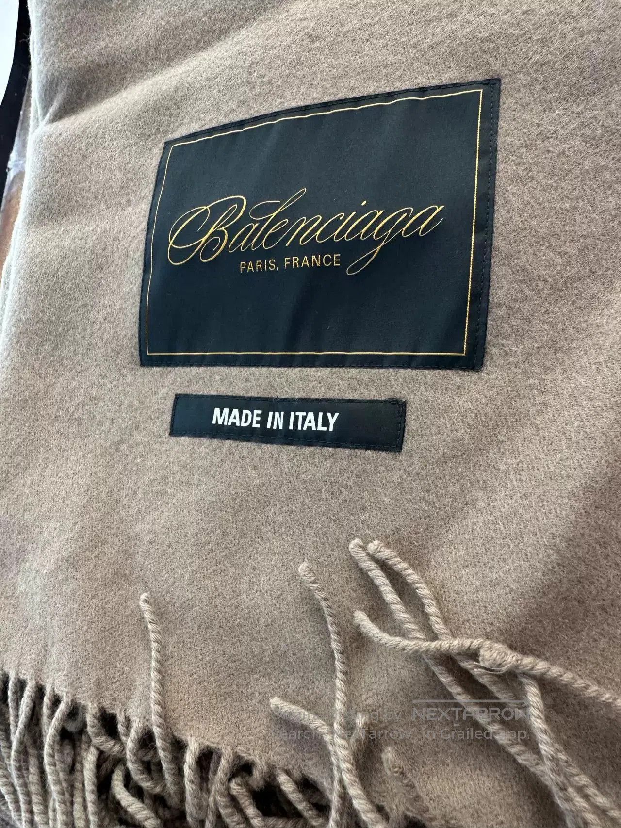 Balenciaga Balenciaga Cashmere Scarf. Size ONE SIZE - 3 Thumbnail