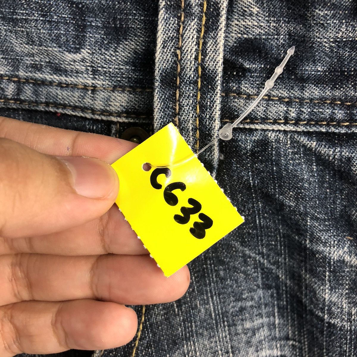 Japanese Brand DL Japanese Brand Blue Denim Pants #C633 Size US 31 - 9 Thumbnail