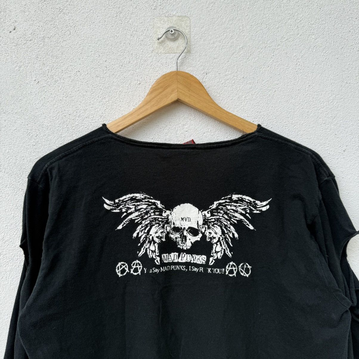 Seditionaries Vintage Mad Punk Gothic Cross Bondage Longsleeve Shirt Size US L / EU 52-54 / 3 - 4 Thumbnail