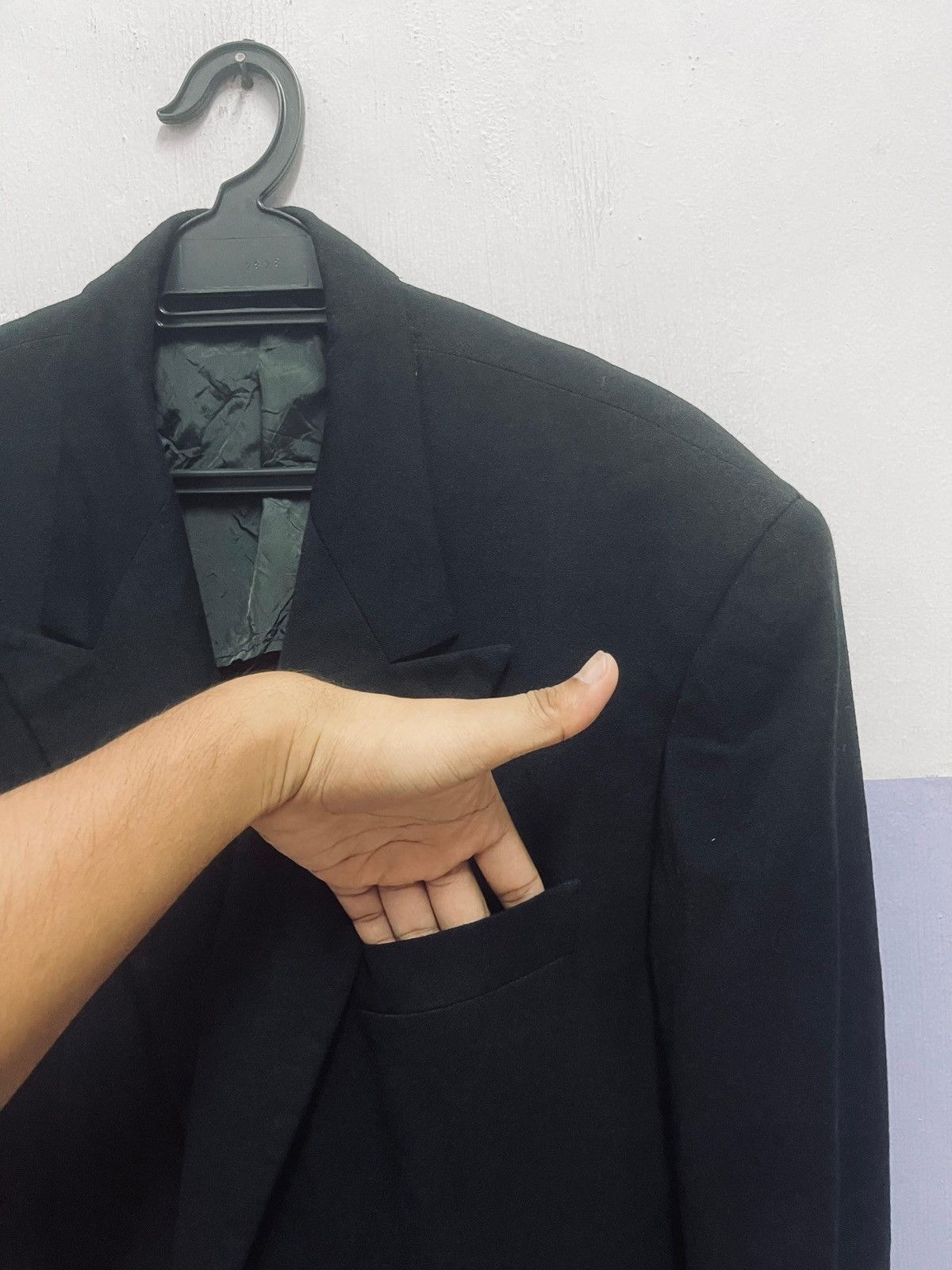 Giorgio Armani Georgio Armani Black Blazer Size 46R - 5 Thumbnail