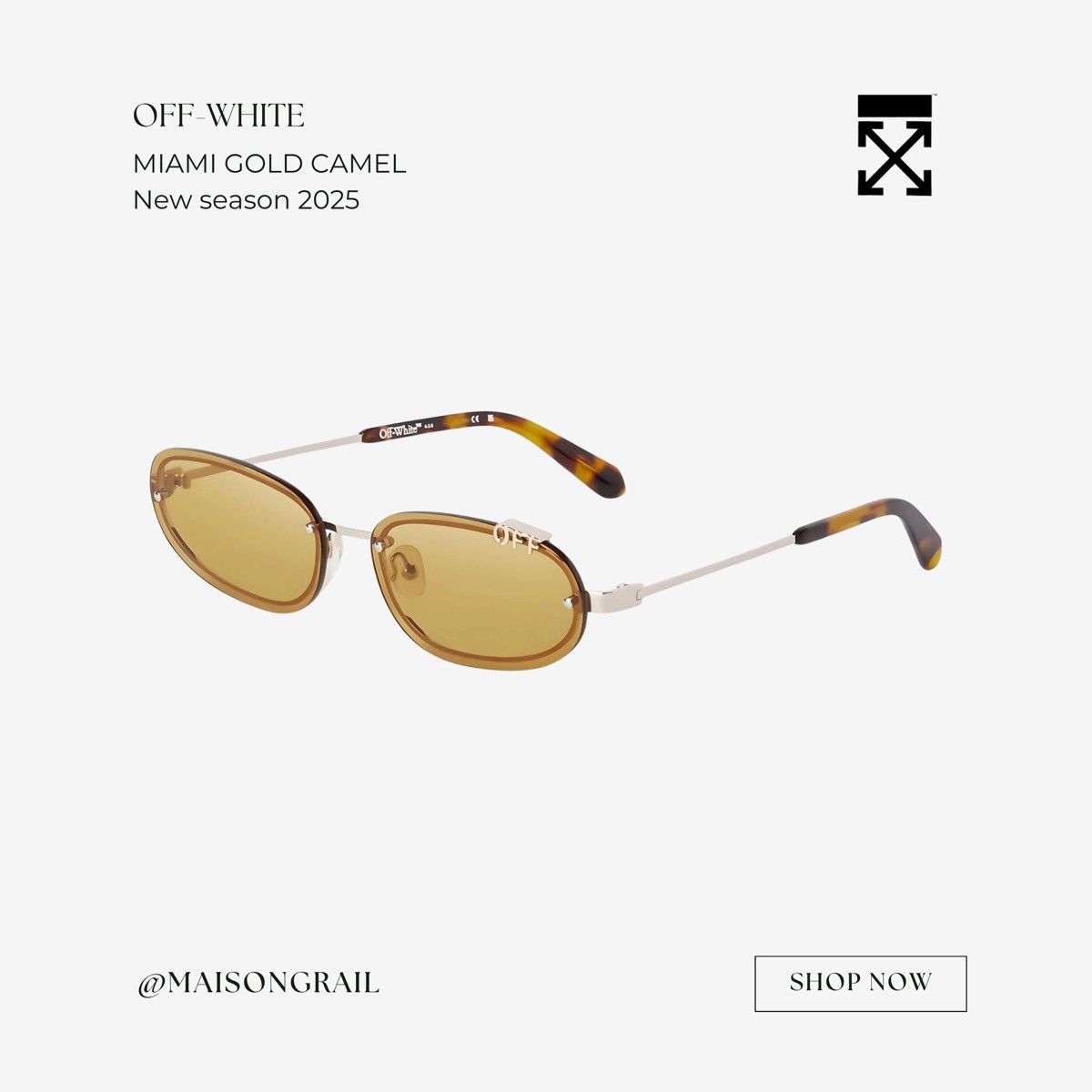 Off-White OFF-WHITE MIAMI SUNGLASSES NEW SEASON 2025 Size ONE SIZE - 1 Thumbnail