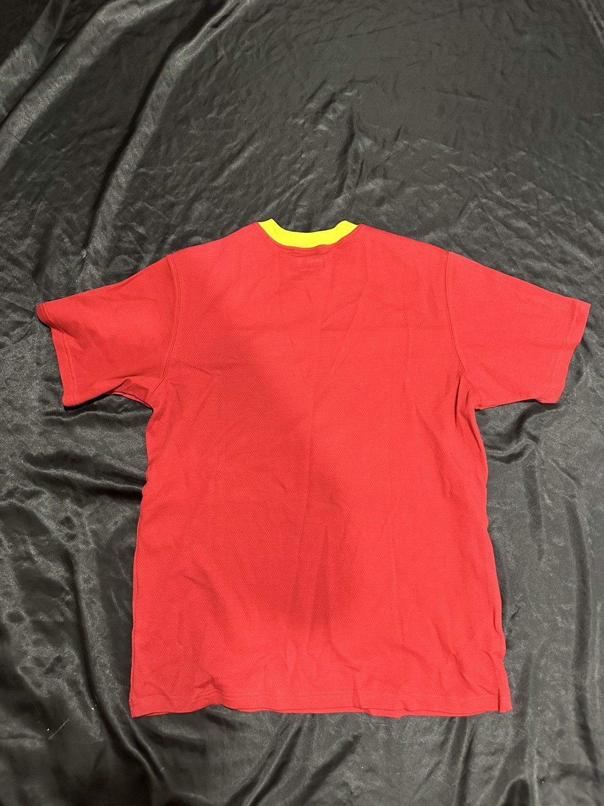 Supreme Supreme Chest Stripe Logo S/S Top Dark Red Size Medium Size US M / EU 48-50 / 2 - 3 Thumbnail