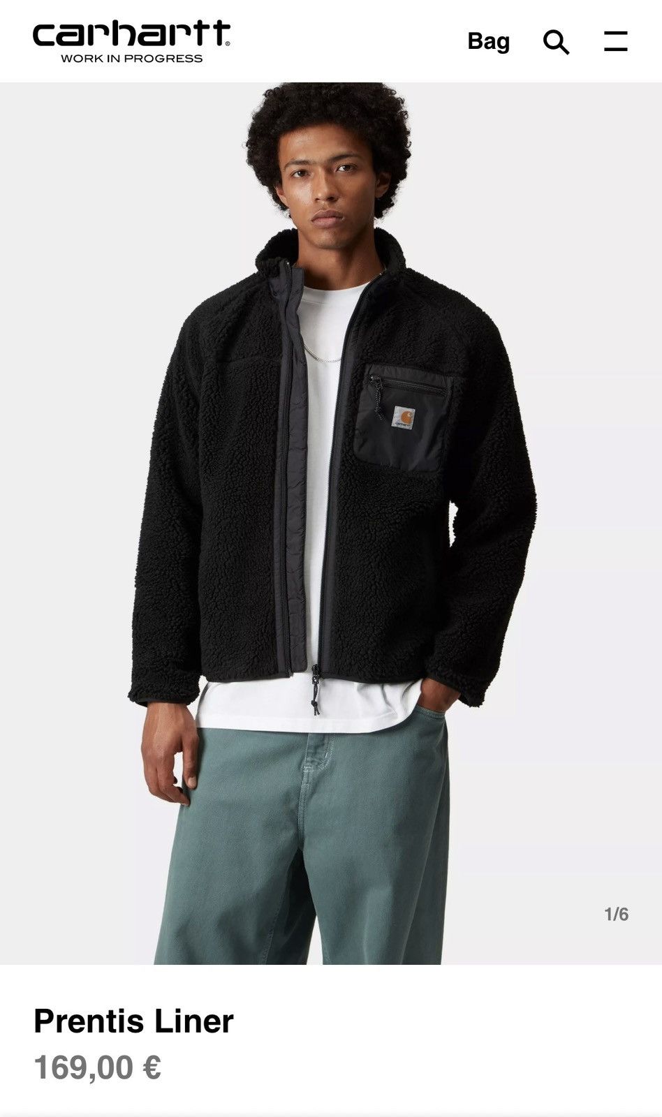 Carhartt Wip Carhartt WIP Prentis Liner Size US S / EU 44-46 / 1 - 6 Thumbnail